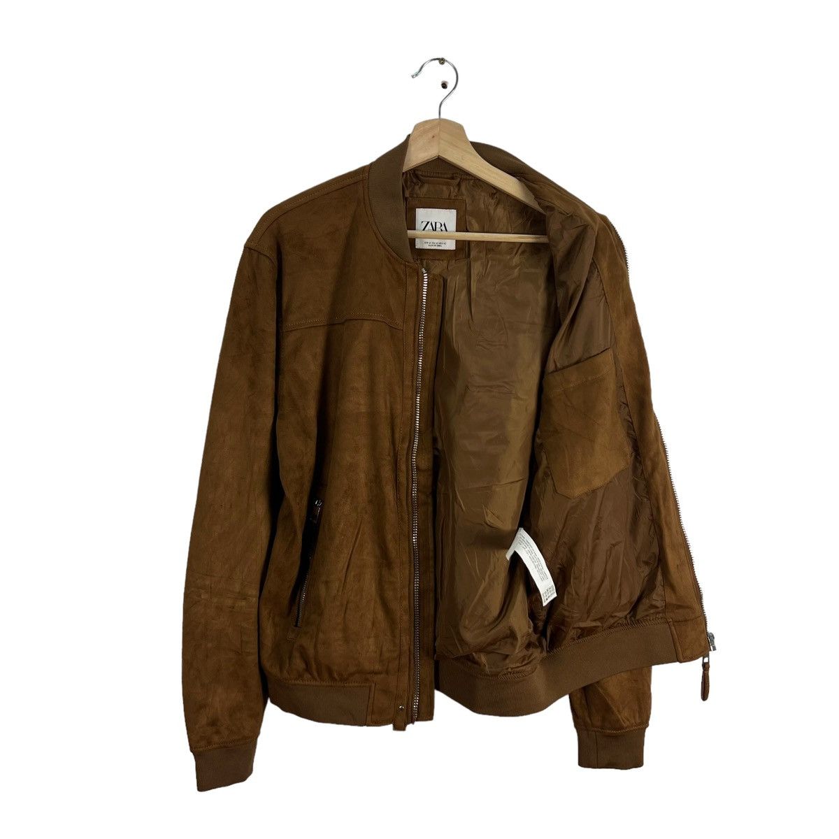 Japanese Brand VINTAGE ZARA SUEDE LEATHER JACKET Size US M / EU 48-50 / 2 - 8 Thumbnail