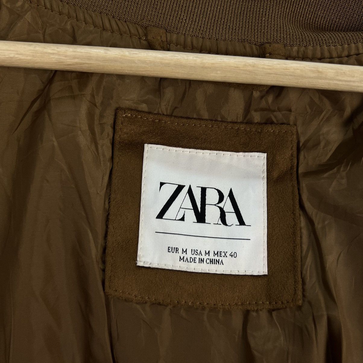 Japanese Brand VINTAGE ZARA SUEDE LEATHER JACKET Size US M / EU 48-50 / 2 - 12 Thumbnail