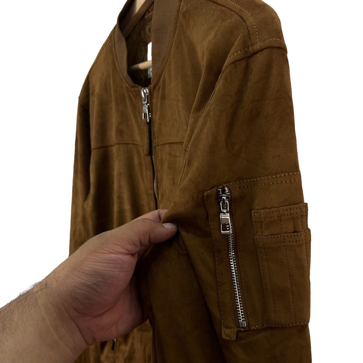 Japanese Brand VINTAGE ZARA SUEDE LEATHER JACKET Size US M / EU 48-50 / 2 - 6 Thumbnail