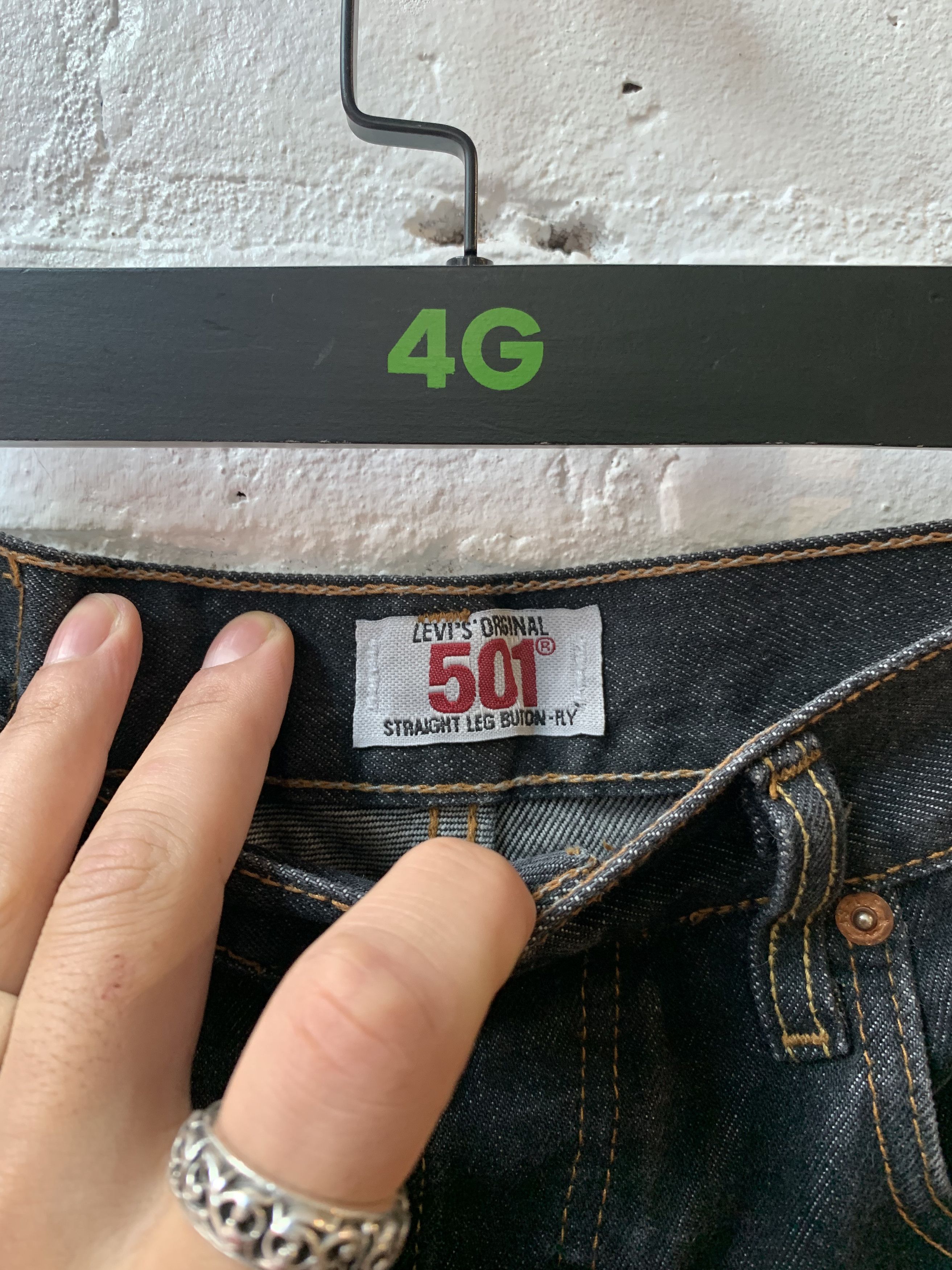 Levi's × Vintage VINTAGE WHAT THE FUCK <3 NY JEANS Size US 32 / EU 48 - 3 Thumbnail