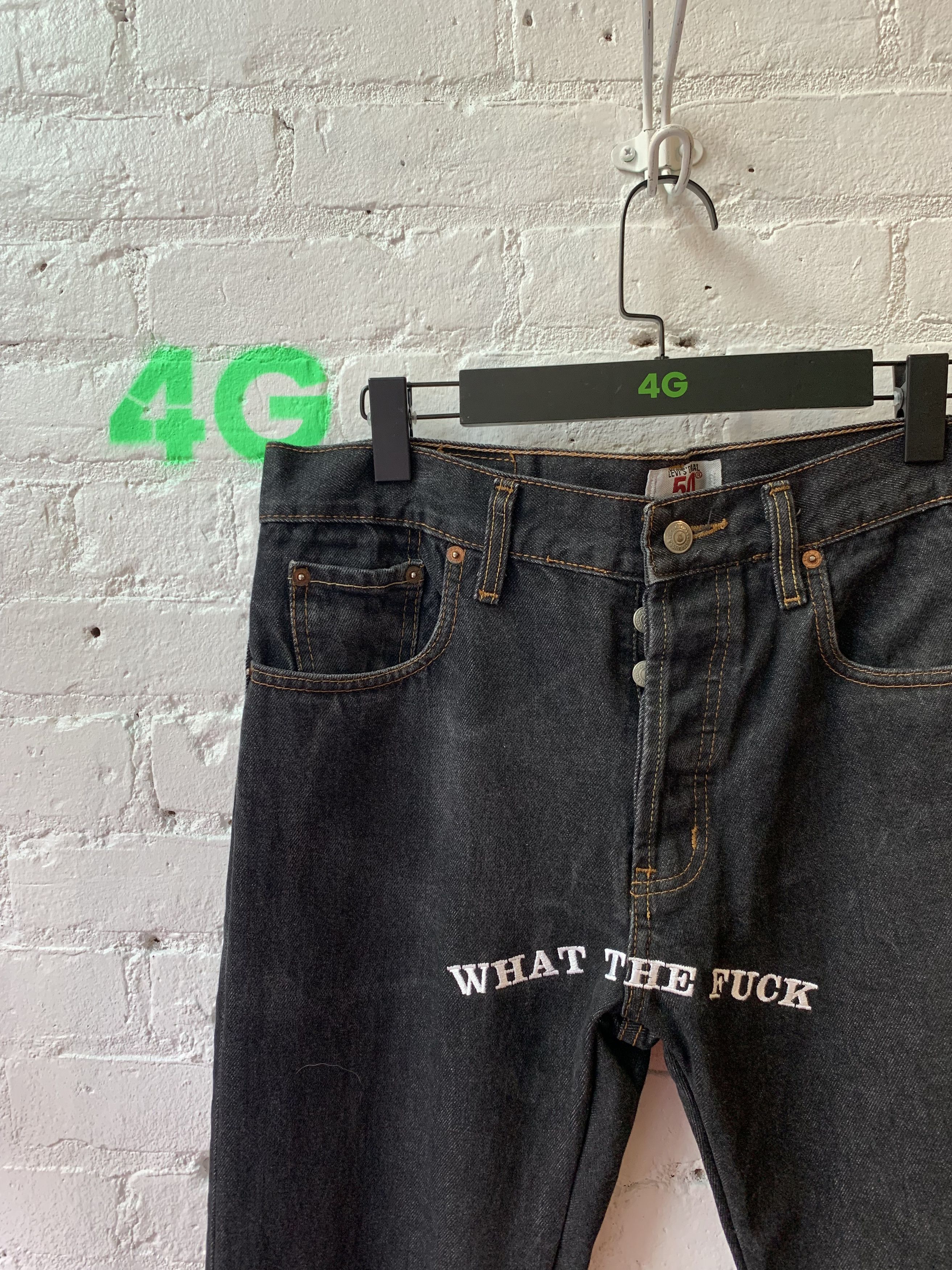 Levi's × Vintage VINTAGE WHAT THE FUCK <3 NY JEANS Size US 32 / EU 48 - 2 Thumbnail