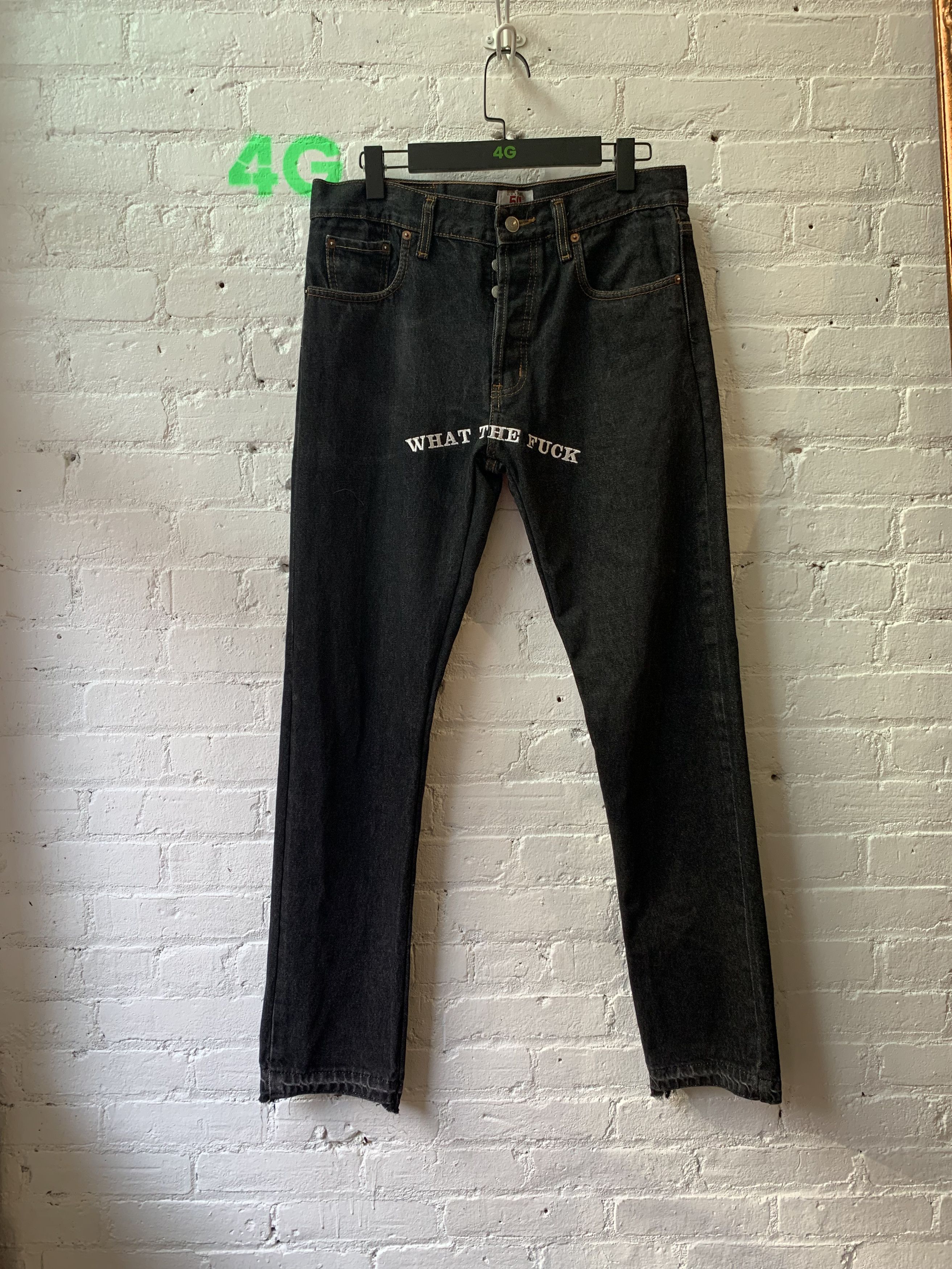 Levi's × Vintage VINTAGE WHAT THE FUCK <3 NY JEANS Size US 32 / EU 48 - 1 Thumbnail