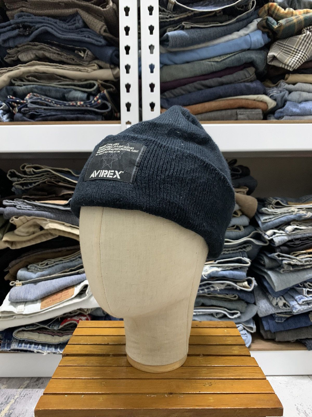 Avirex Vintage Avirex Military Streetwear Beanie Hat Size ONE SIZE - 1 Thumbnail