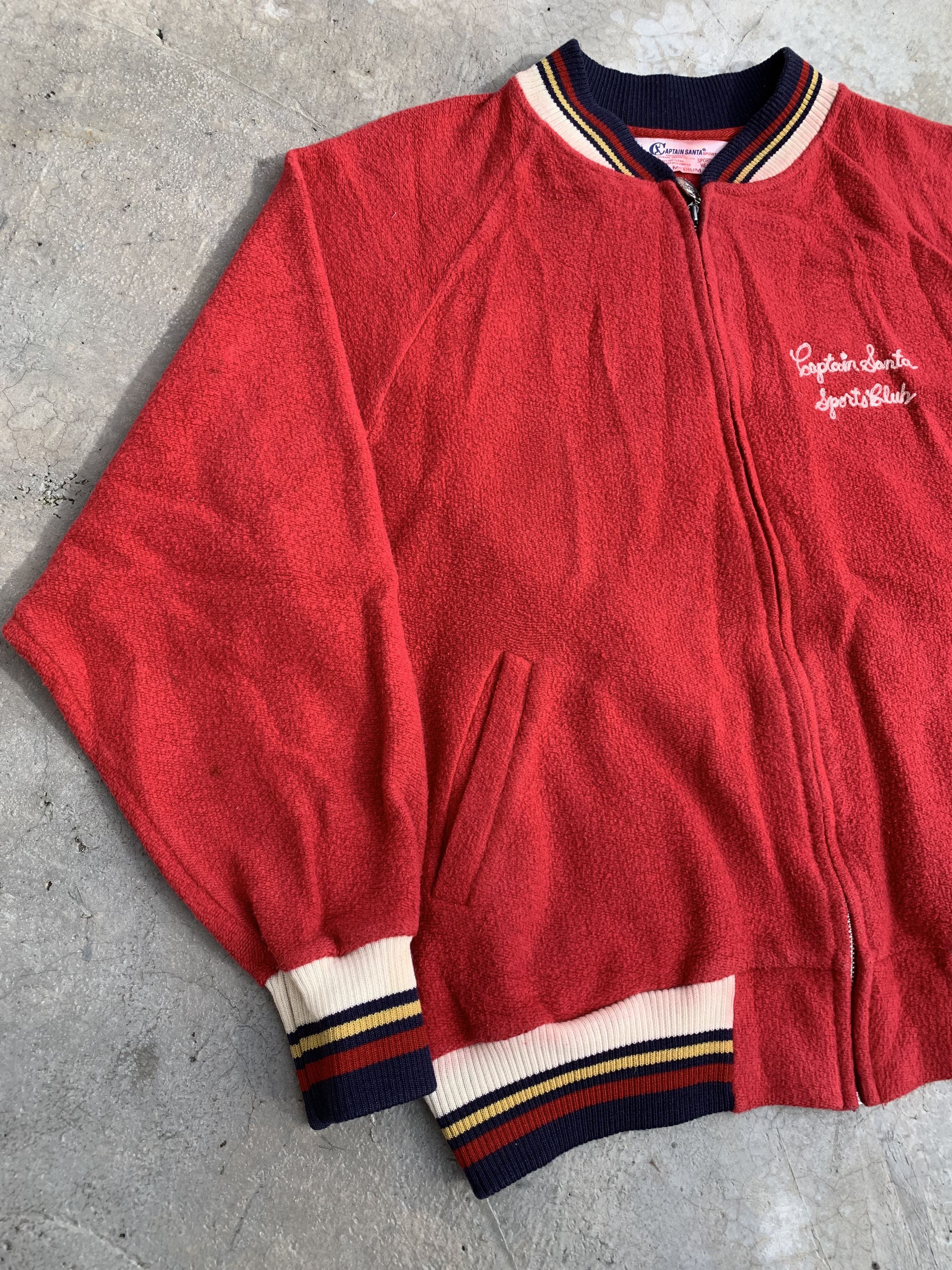 Vintage VTG Captain Santa Ice Hockey Club Embroidered Sweater Jacket Size US M / EU 48-50 / 2 - 5 Thumbnail