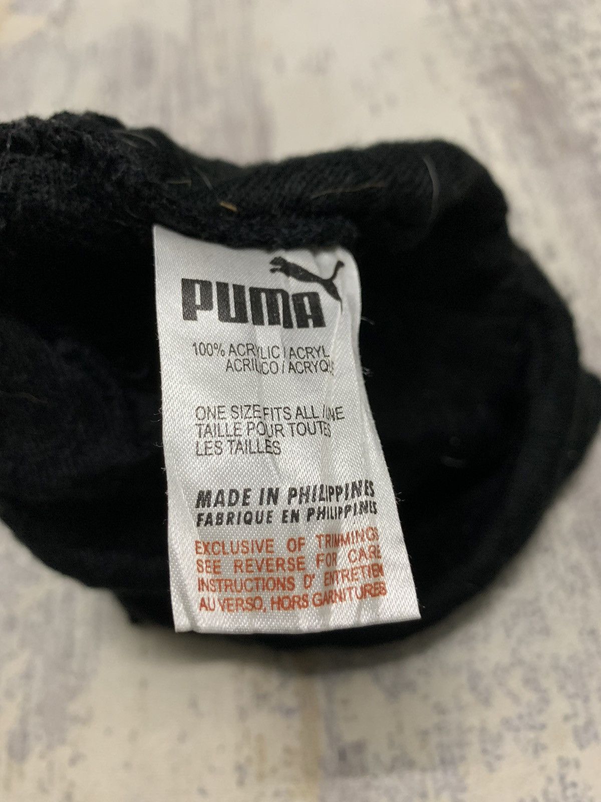 Puma Vintage Sportswear 90s Puma Embroidered Big Logo Beanie Hats Size ONE SIZE - 10 Thumbnail
