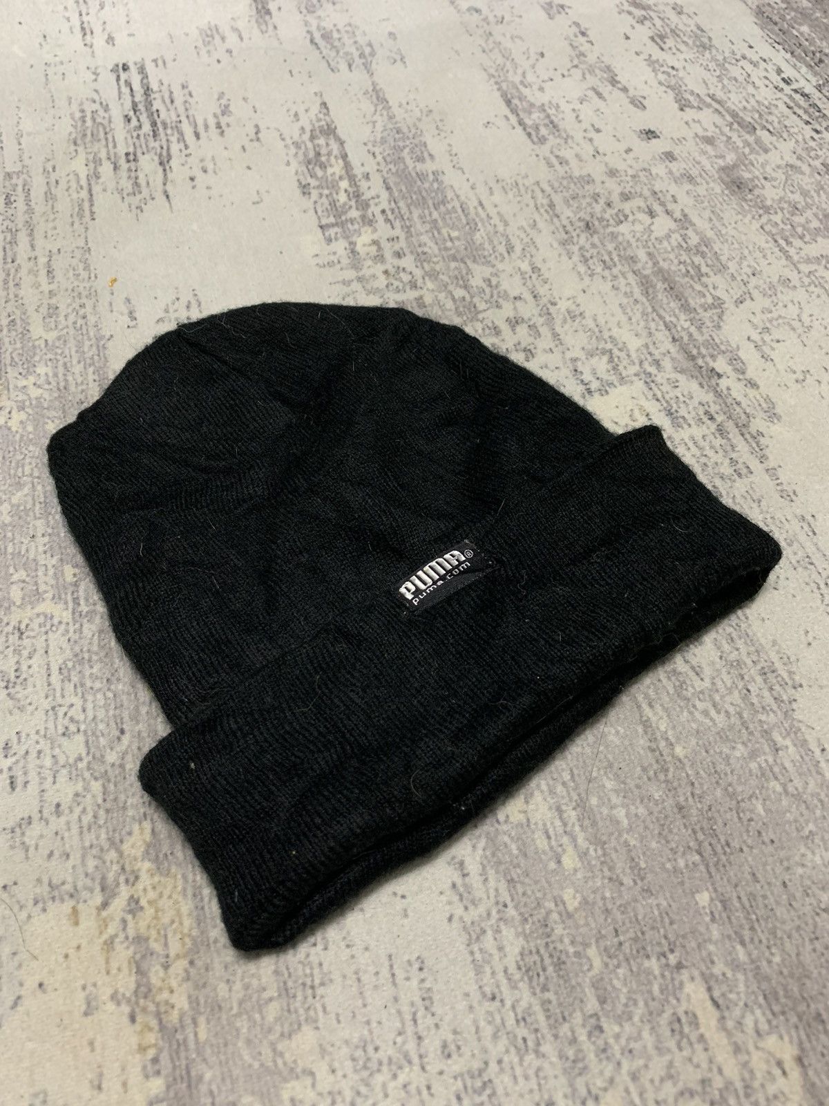 Puma Vintage Sportswear 90s Puma Embroidered Big Logo Beanie Hats Size ONE SIZE - 8 Thumbnail