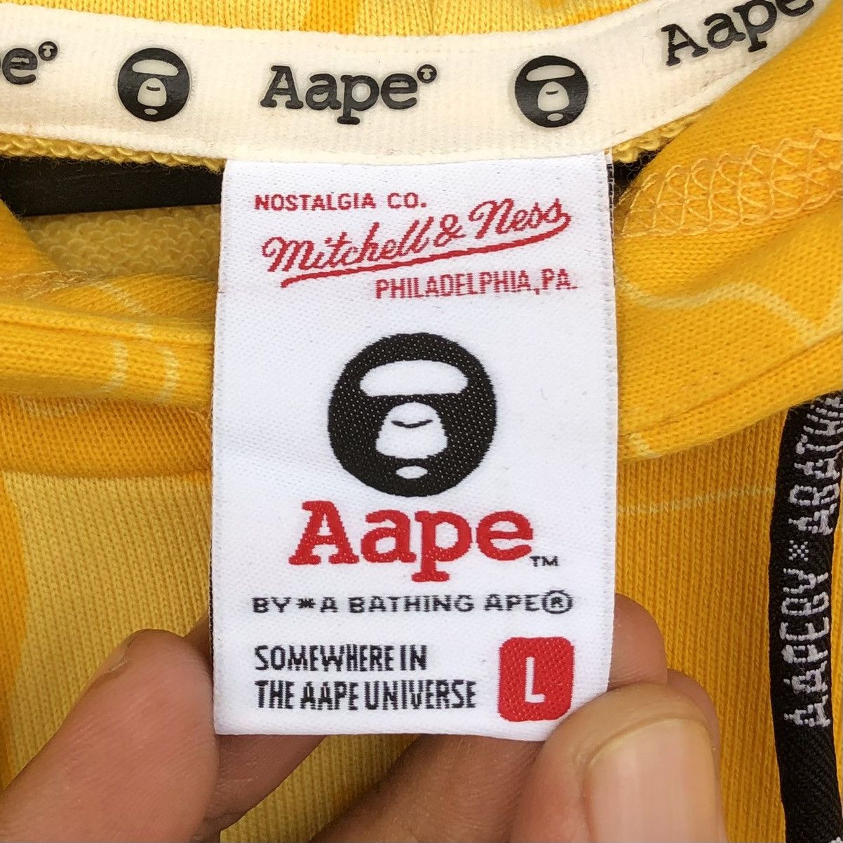 Aape Aape x Mitchell & Ness LA Lakers Pullover Hoodie Size US L / EU 52-54 / 3 - 17 Thumbnail