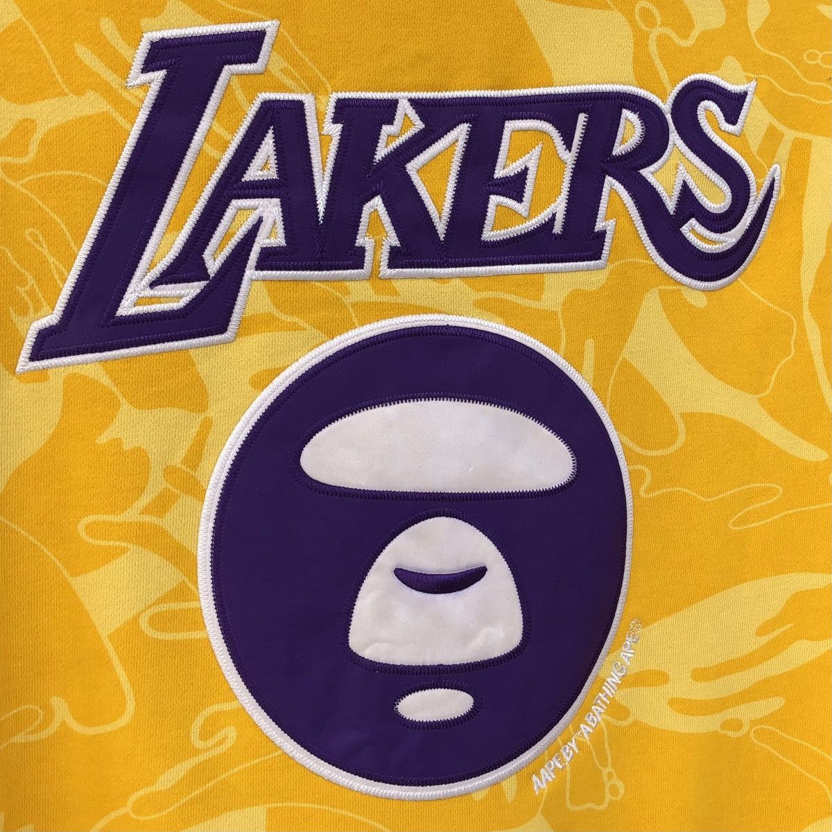Aape Aape x Mitchell & Ness LA Lakers Pullover Hoodie Size US L / EU 52-54 / 3 - 7 Thumbnail