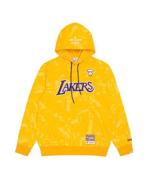 Aape Aape x Mitchell & Ness LA Lakers Pullover Hoodie Size US L / EU 52-54 / 3 - 15 Thumbnail