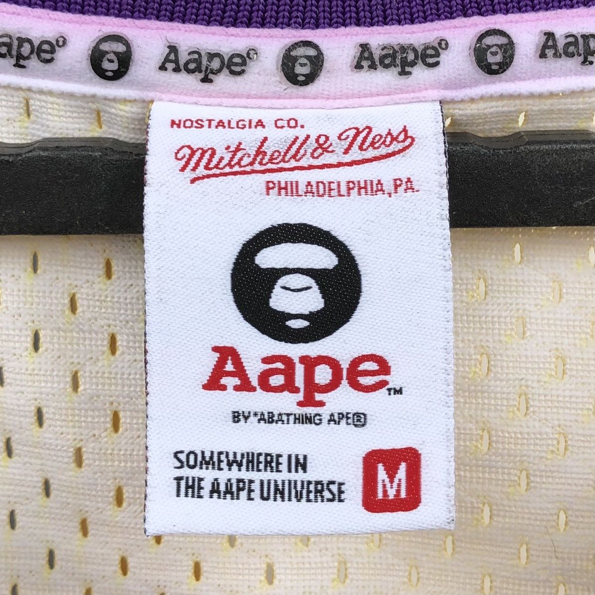 Aape AAPE BY A BATHING APE X Mitchell&Ness NBA LAKERS Tee Size US M / EU 48-50 / 2 - 14 Thumbnail