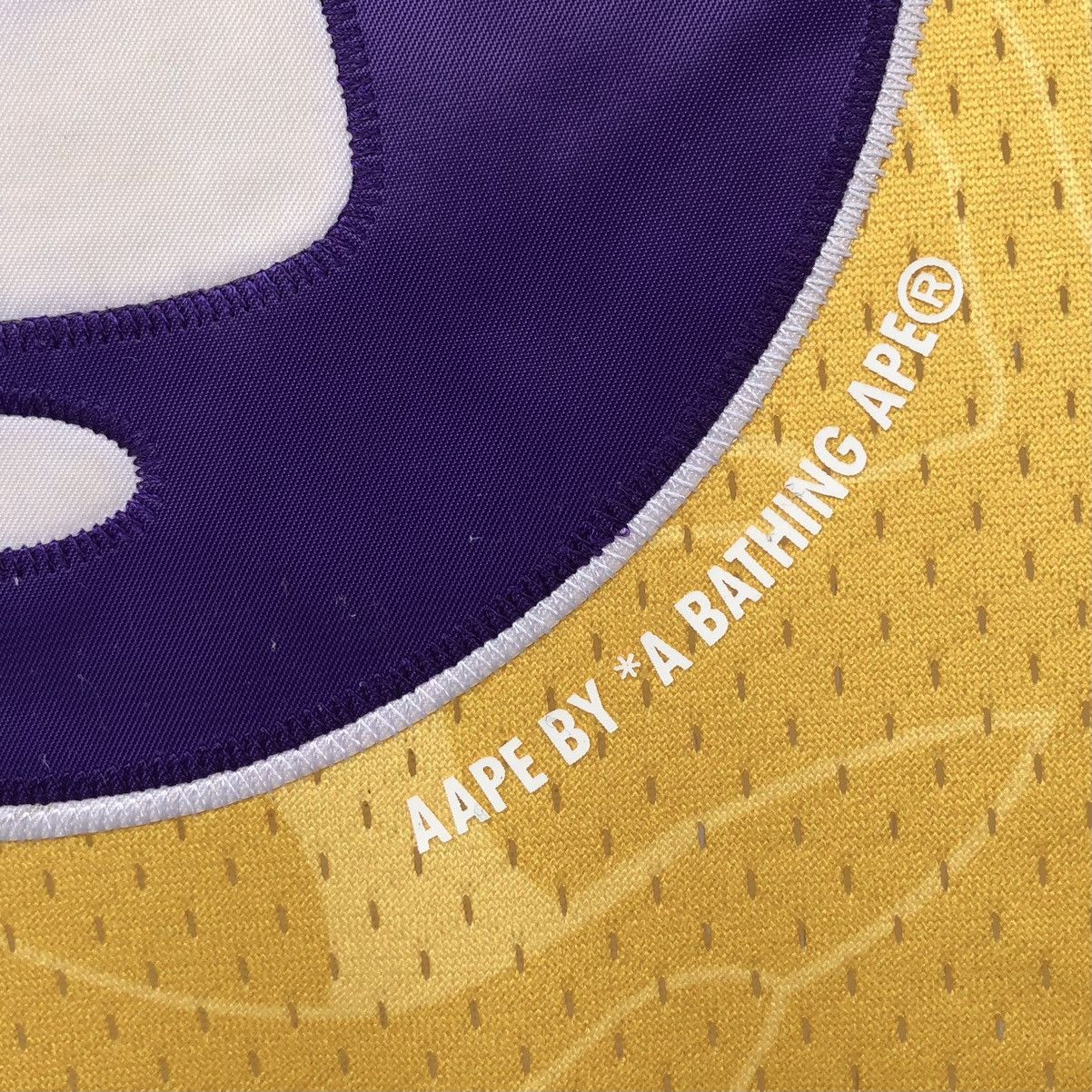 Aape AAPE BY A BATHING APE X Mitchell&Ness NBA LAKERS Tee Size US M / EU 48-50 / 2 - 7 Thumbnail