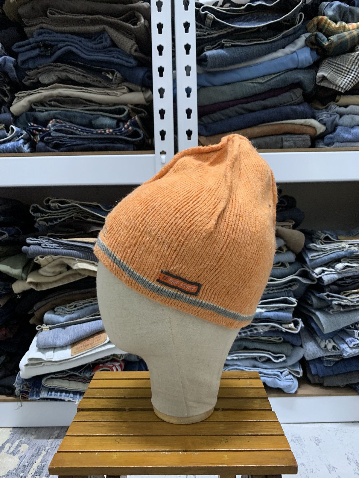 Japanese Brand Vintage Descente Titan Thermo Outdoor Gear Beanie Hat Size ONE SIZE - 2 Thumbnail