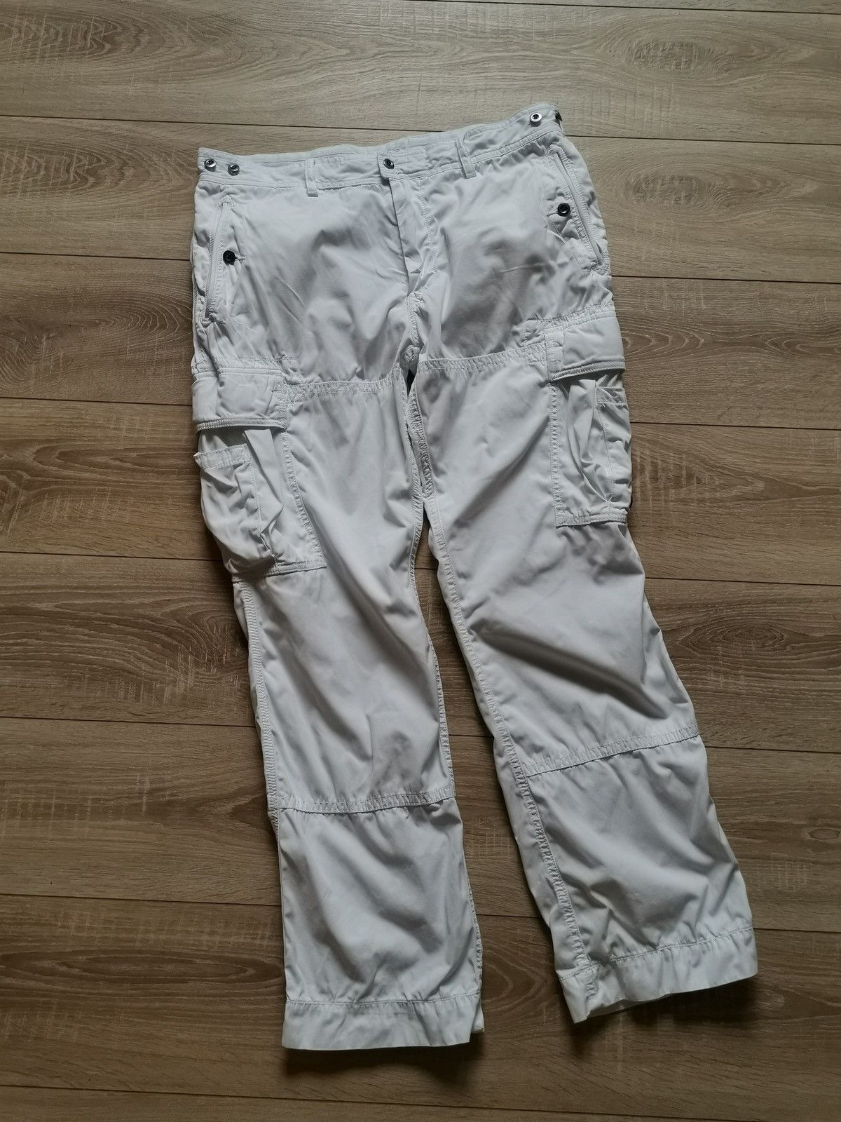 image of Polo Ralph Laurent VTG Utility Cargo Pants Travis Scott Styl in White, Men's (Size 38)