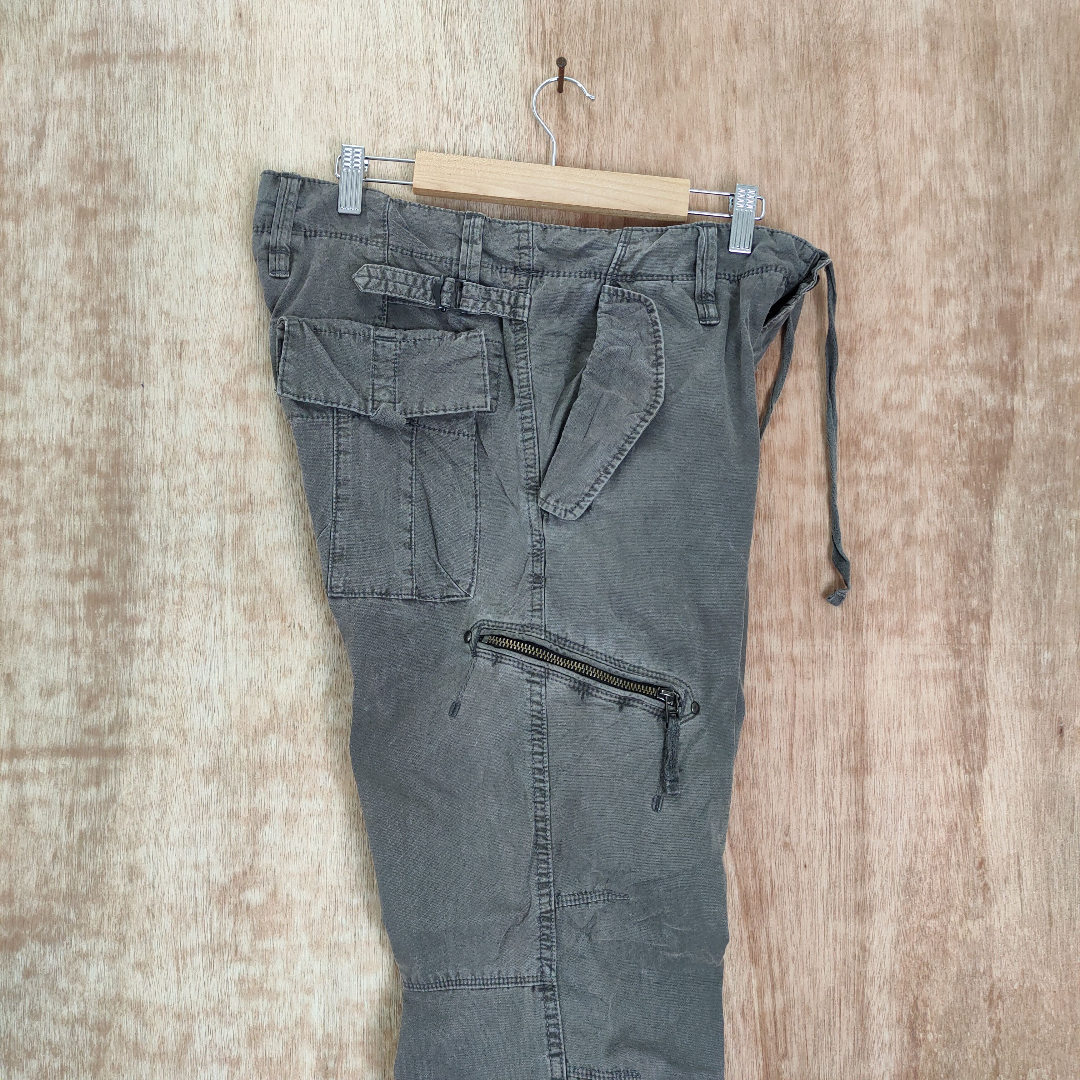 Japanese Brand W32 JAPANESE VINTAGE FADED CARGO PANTS Size US 32 / EU 48 - 9 Thumbnail
