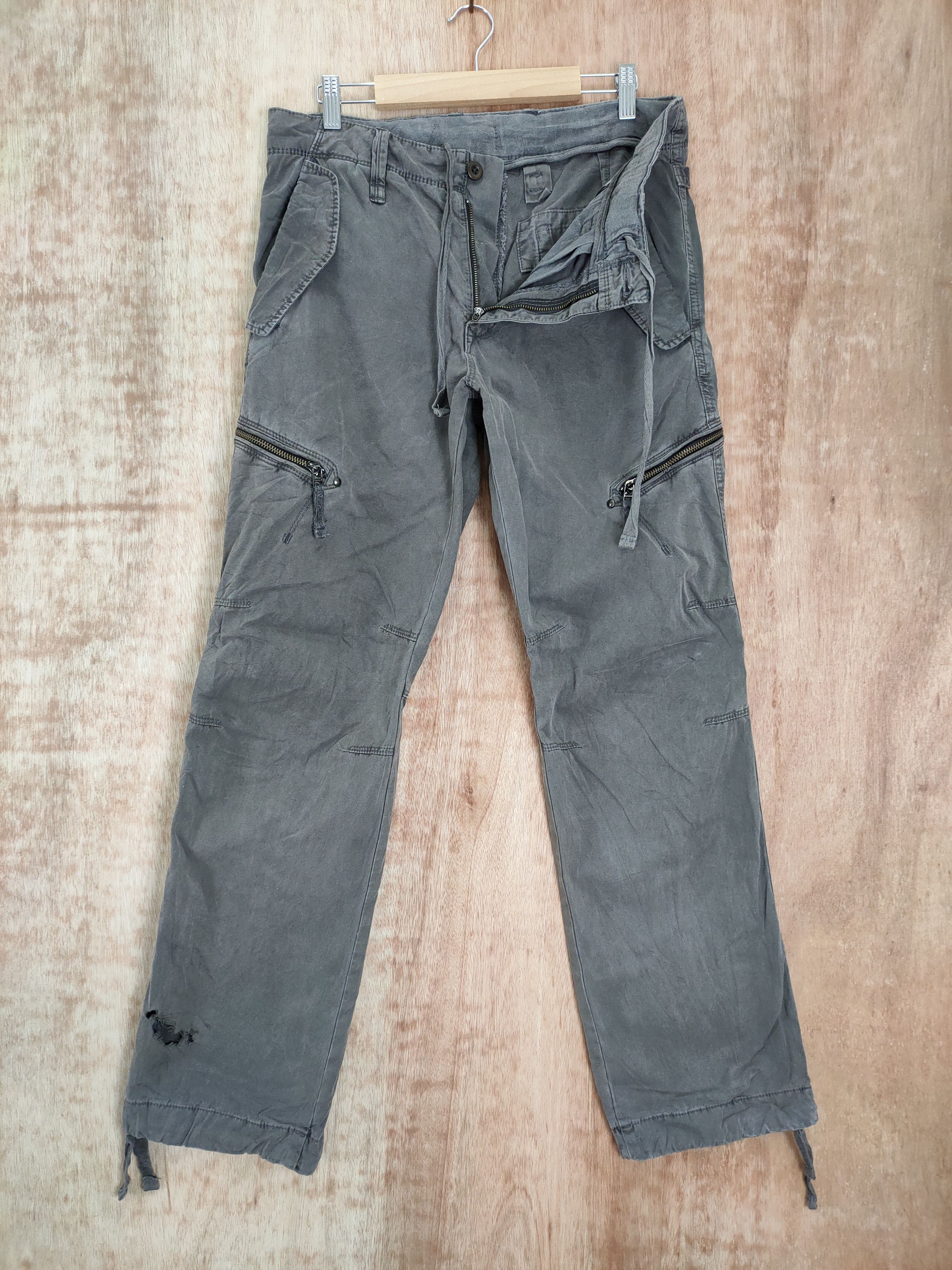 Japanese Brand W32 JAPANESE VINTAGE FADED CARGO PANTS Size US 32 / EU 48 - 1 Thumbnail