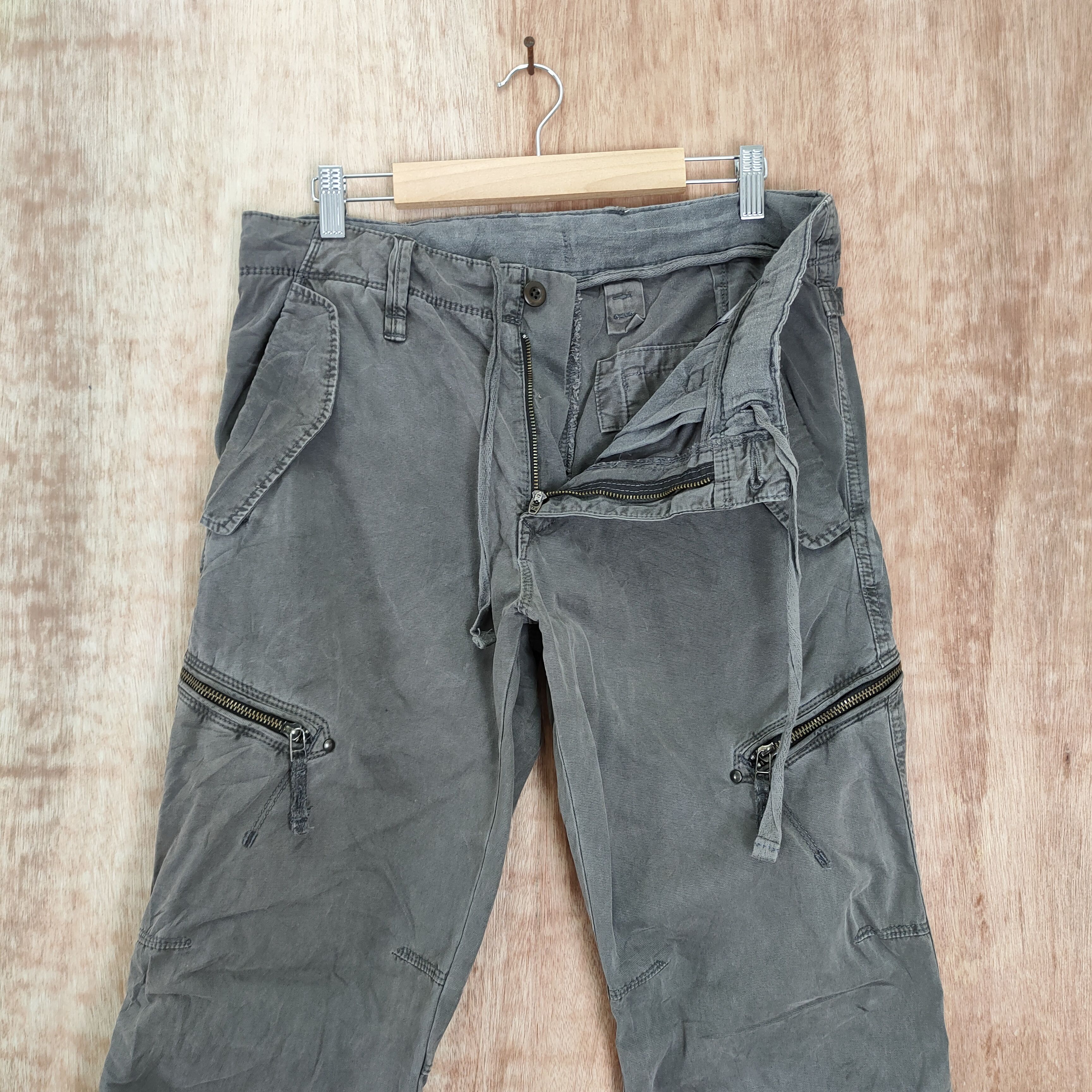 Japanese Brand W32 JAPANESE VINTAGE FADED CARGO PANTS Size US 32 / EU 48 - 5 Thumbnail