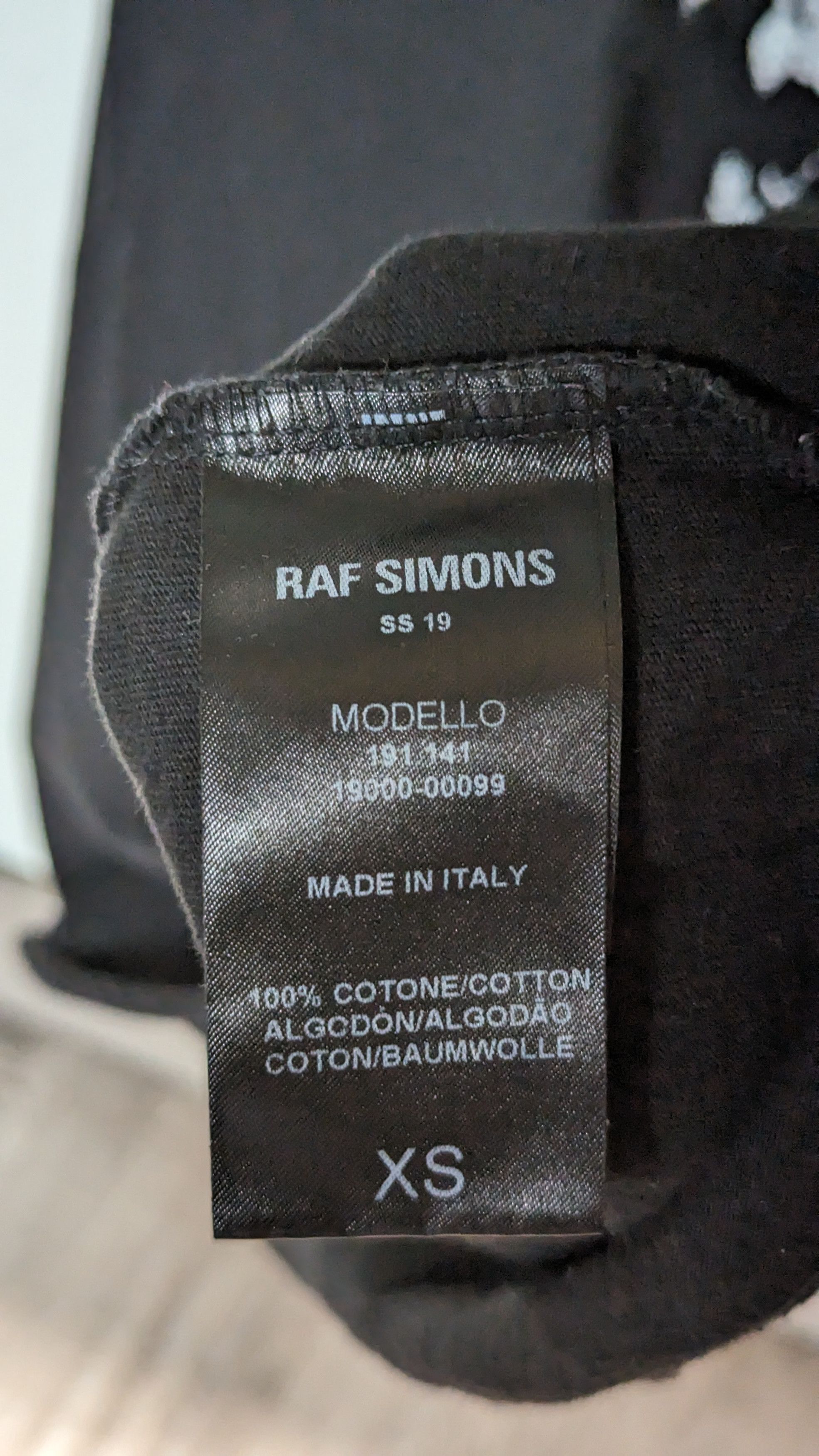 Raf Simons SS19 Black Tank Top Size US S / EU 44-46 / 1 - 4 Thumbnail