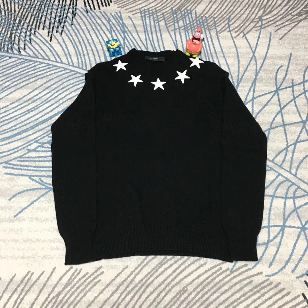 Givenchy Givenchy Star Embroidered Sweater Size US M / EU 48-50 / 2 - 1 Thumbnail
