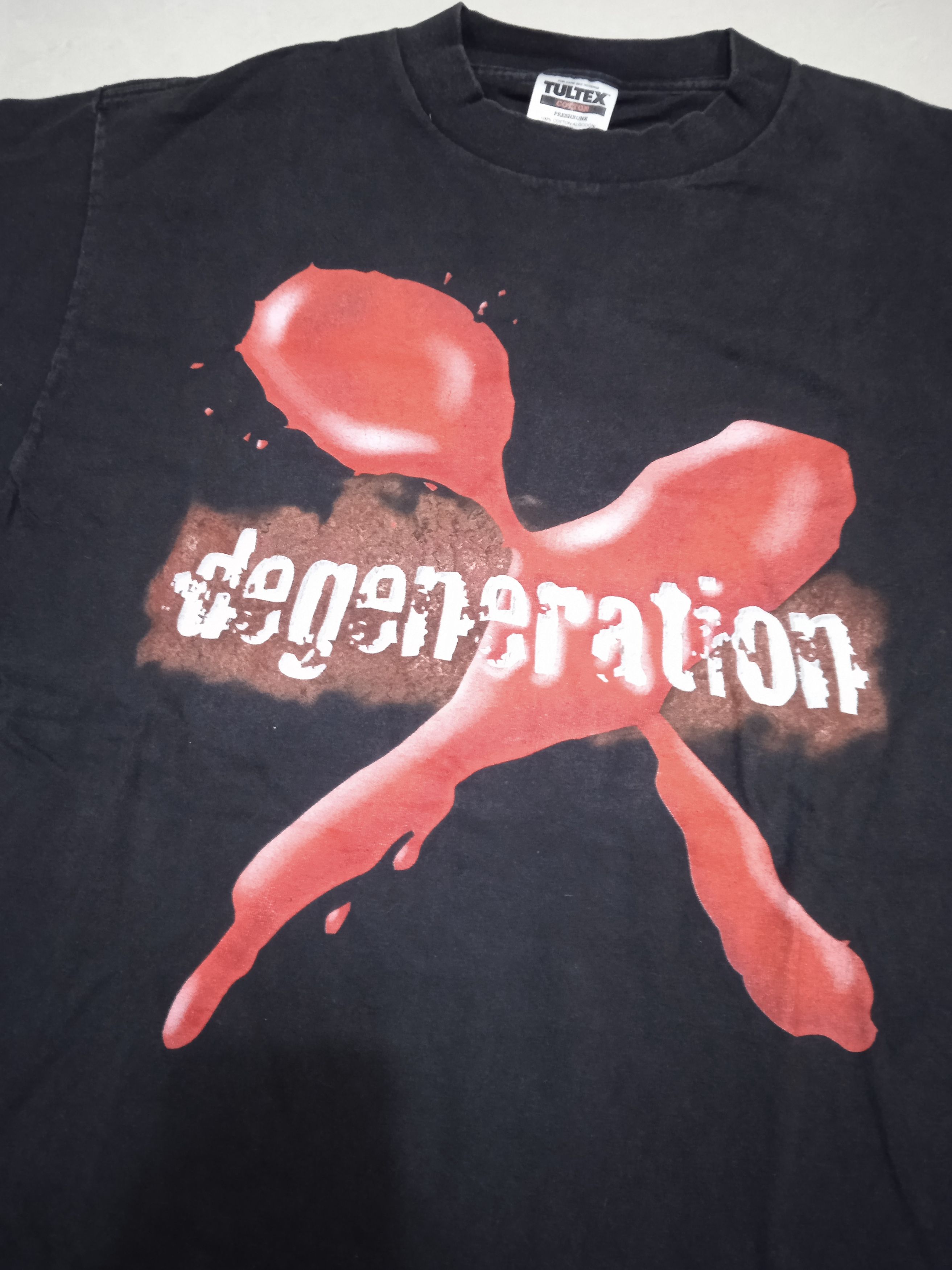 Vintage Vintage 90s WWF D Generation X T-Shirt Shawn Michaels Size US L / EU 52-54 / 3 - 3 Thumbnail
