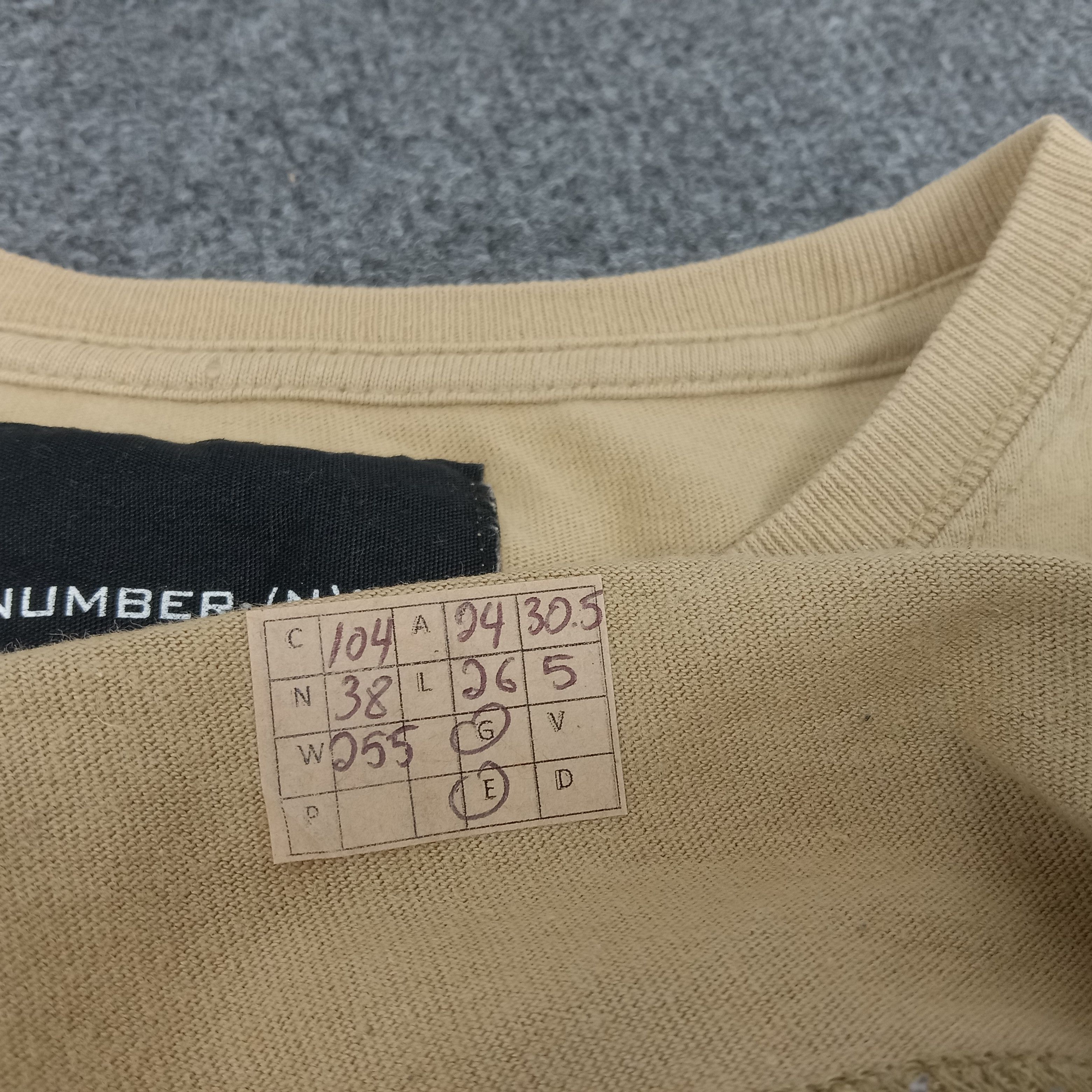 Japanese Brand × Number (N)ine × Vintage Number (N)ine Japanese Brand Spellout Baggy Tshirt Size US M / EU 48-50 / 2 - 8 Thumbnail