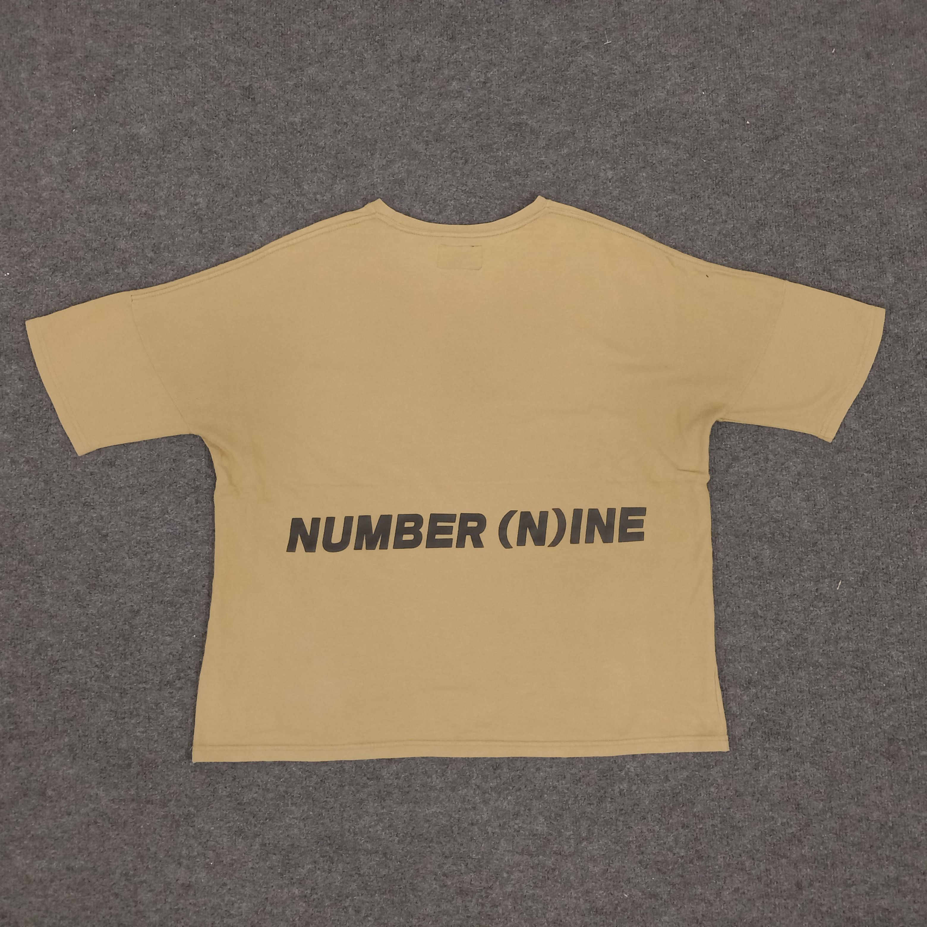 Japanese Brand × Number (N)ine × Vintage Number (N)ine Japanese Brand Spellout Baggy Tshirt Size US M / EU 48-50 / 2 - 1 Thumbnail