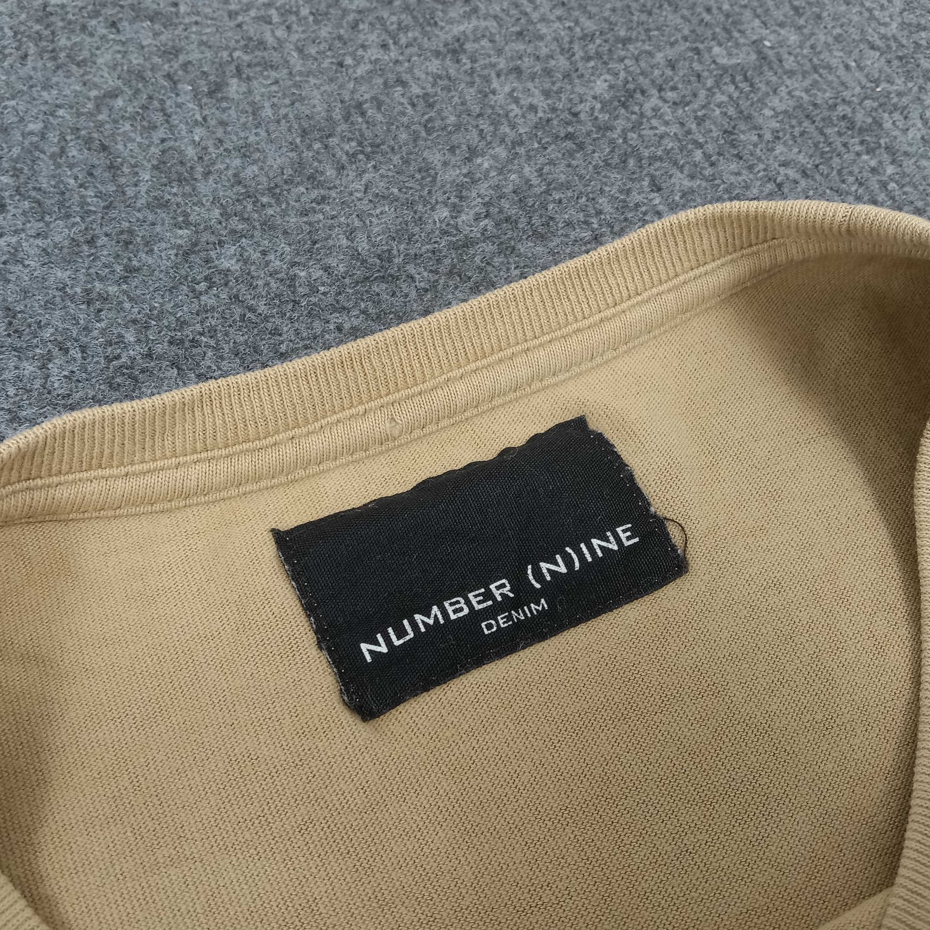 Japanese Brand × Number (N)ine × Vintage Number (N)ine Japanese Brand Spellout Baggy Tshirt Size US M / EU 48-50 / 2 - 5 Thumbnail