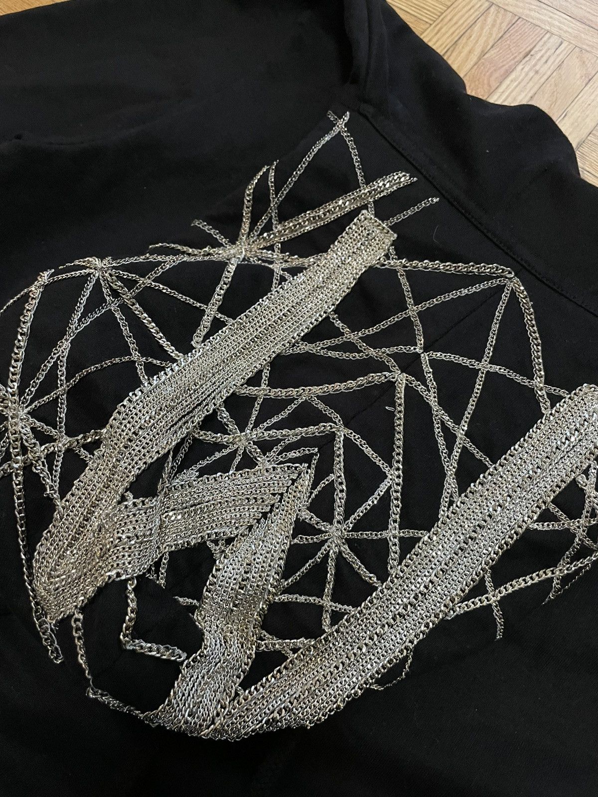 Vintage Rare Vintage hoodie with chains Size US M / EU 48-50 / 2 - 5 Thumbnail
