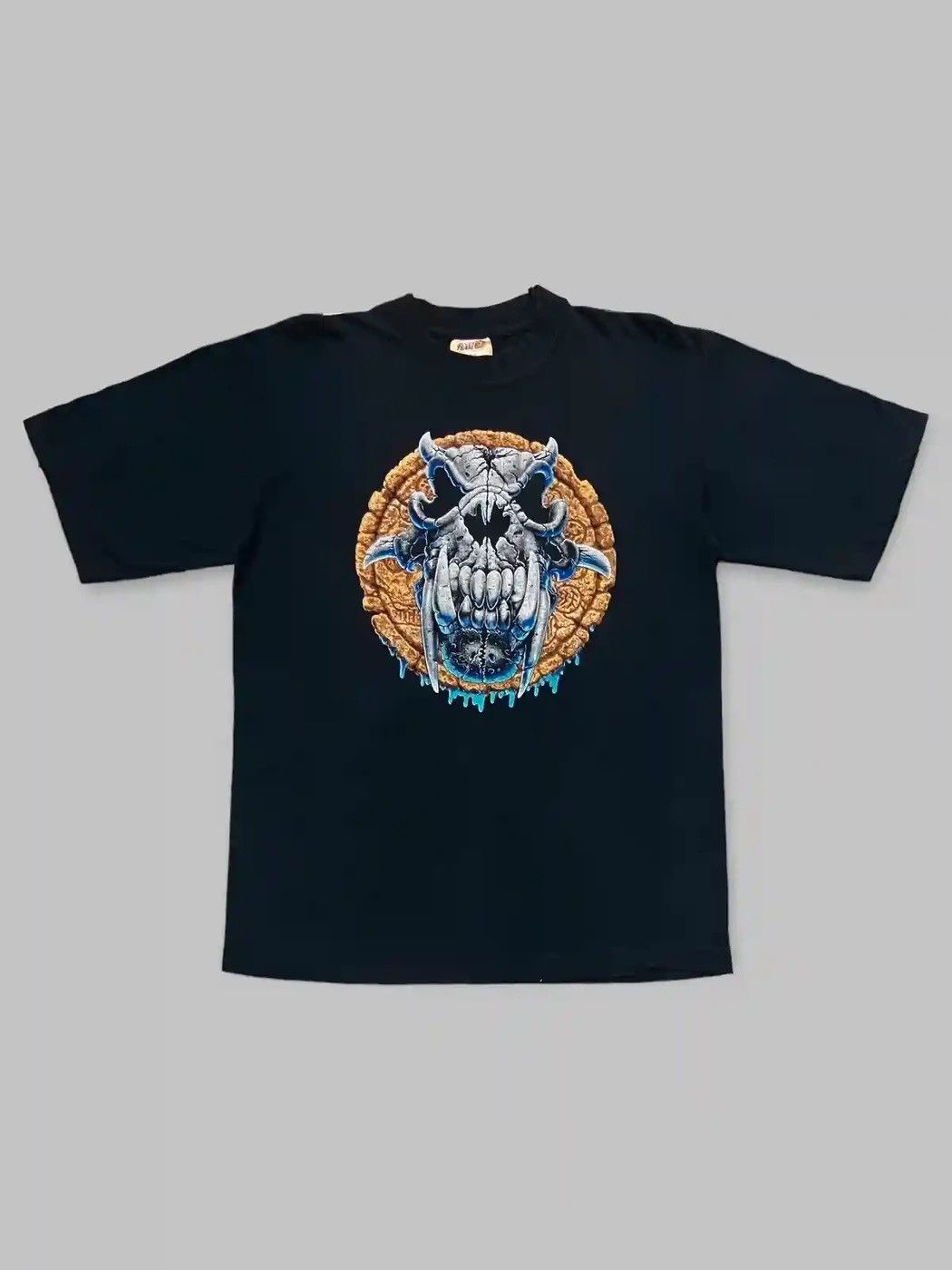 Vintage 90's Outrage The Final Day Japanese Thrash Metal Tee