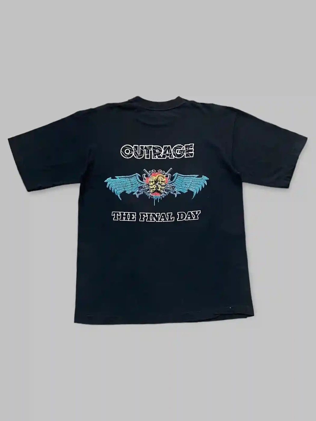 OUTRAGE THE FAINAL DAY 91-92ツアーT ヴィンテージ ヴィンテージ OUTRAGE シャツ The Final Day 1991-92 コンサートシャツ