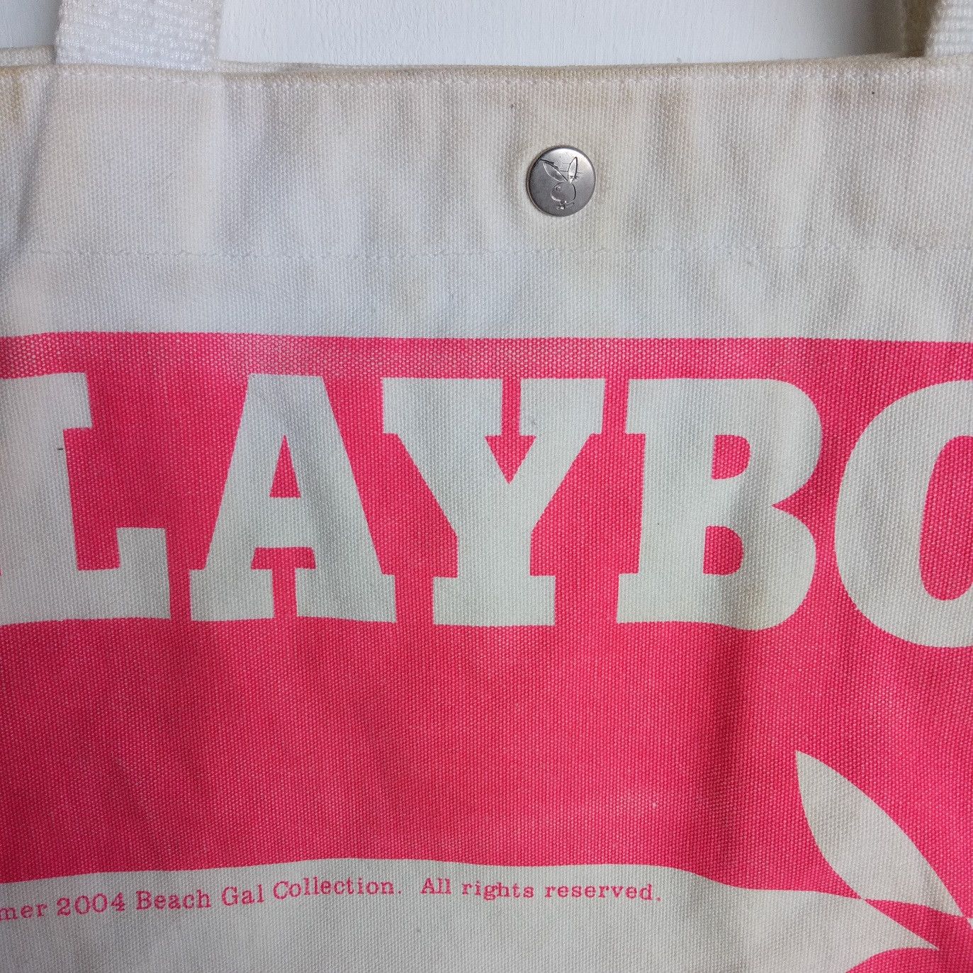 Playboy PLAYBOY spring / summer 2004 collection tote bag Size ONE SIZE - 4 Thumbnail