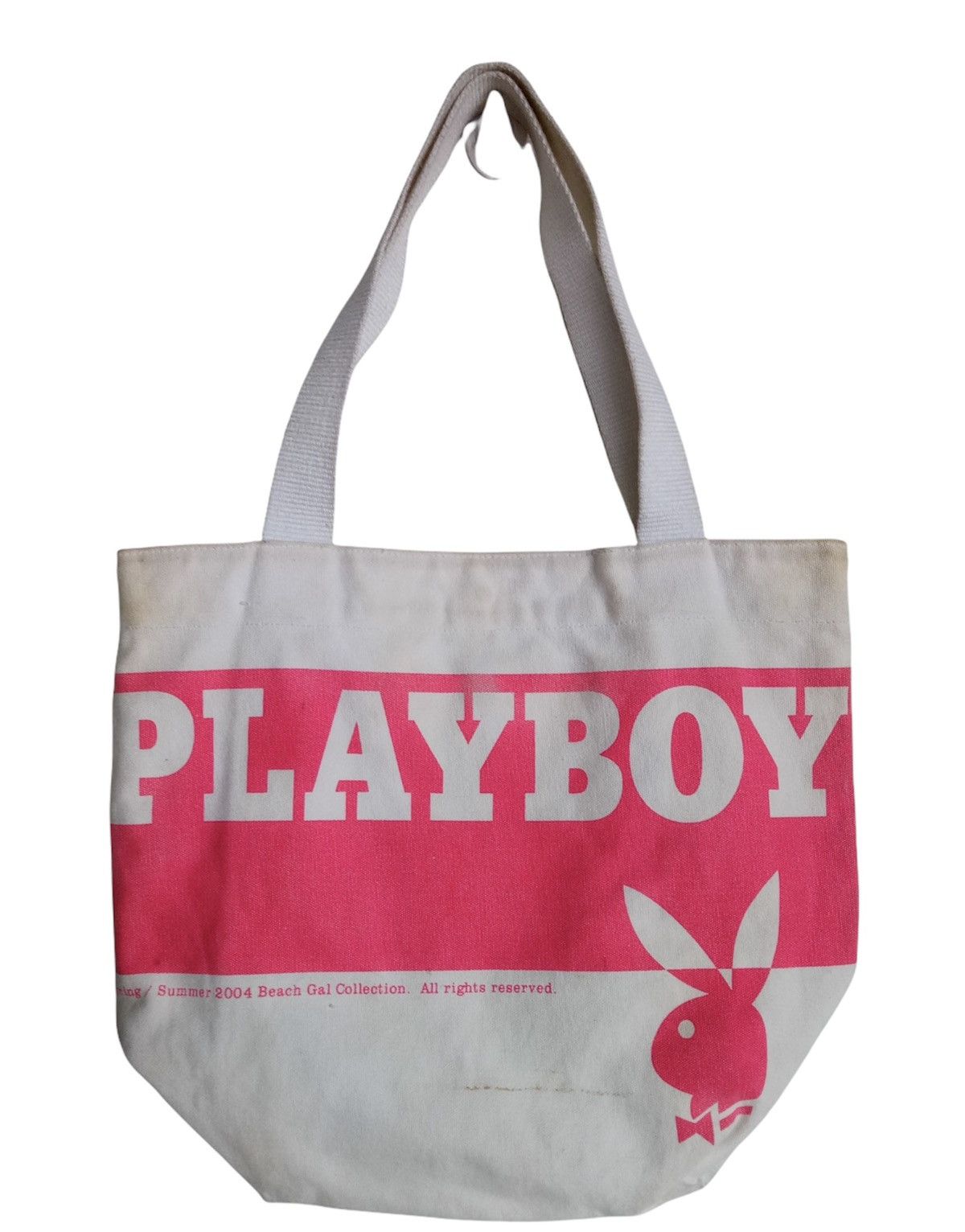 Playboy PLAYBOY spring / summer 2004 collection tote bag Size ONE SIZE - 2 Thumbnail