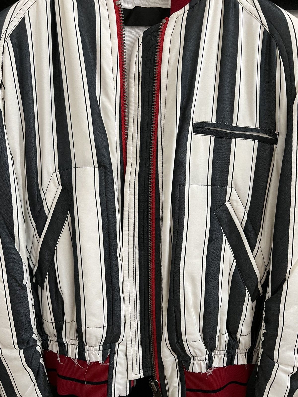 Haider Ackermann Haider Ackermann lil uzi vert shoulder roll bomber jacket Size US S / EU 44-46 / 1 - 7 Thumbnail