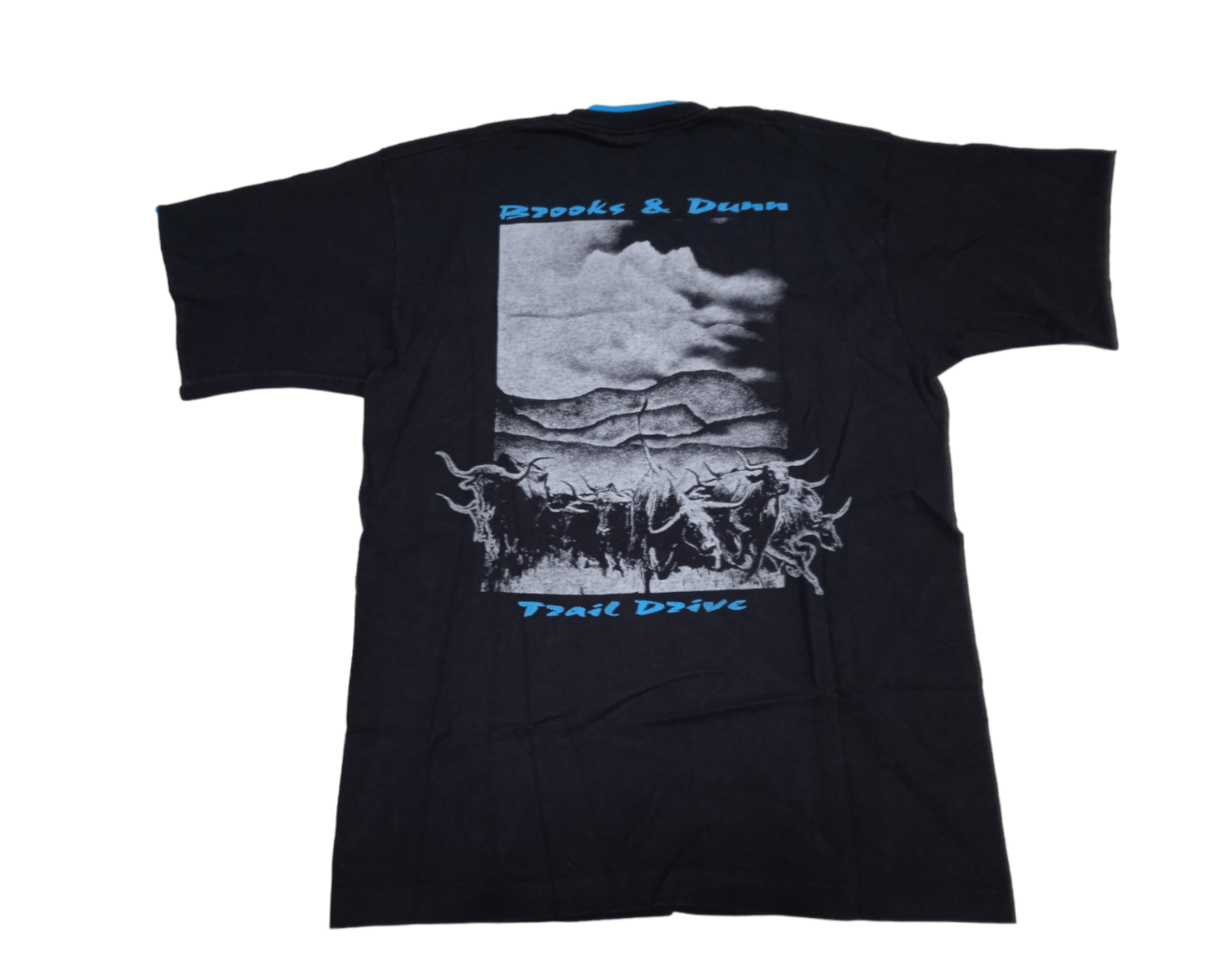 Band Tees Vintage Brooks and Dunn 90s 1992 T-Shirt Size US L / EU 52-54 / 3 - 2 Thumbnail