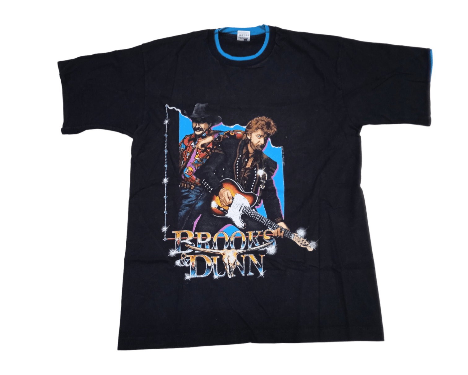 Band Tees Vintage Brooks and Dunn 90s 1992 T-Shirt Size US L / EU 52-54 / 3 - 1 Thumbnail