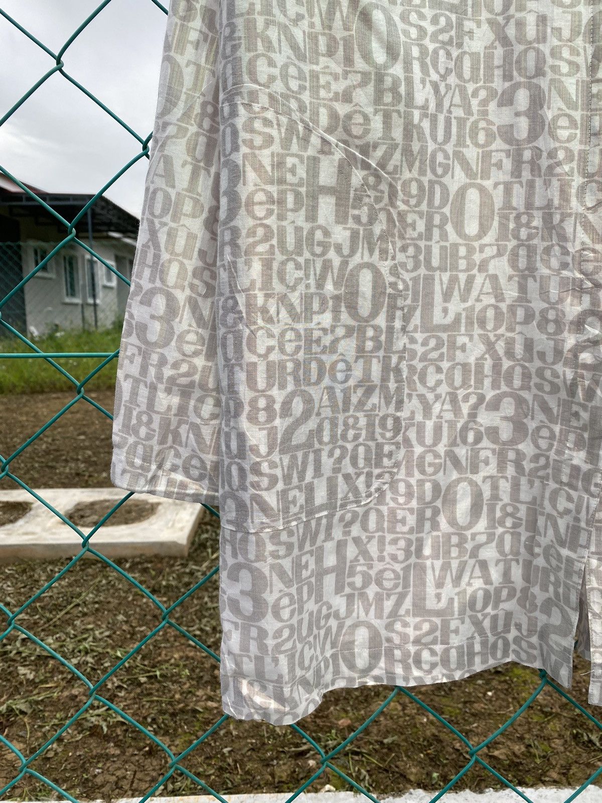 Vintage ⚡️Steals⚡️ Cote D'Azur Fullprint Spellout Light Jacket Size L / US 10 / IT 46 - 5 Thumbnail
