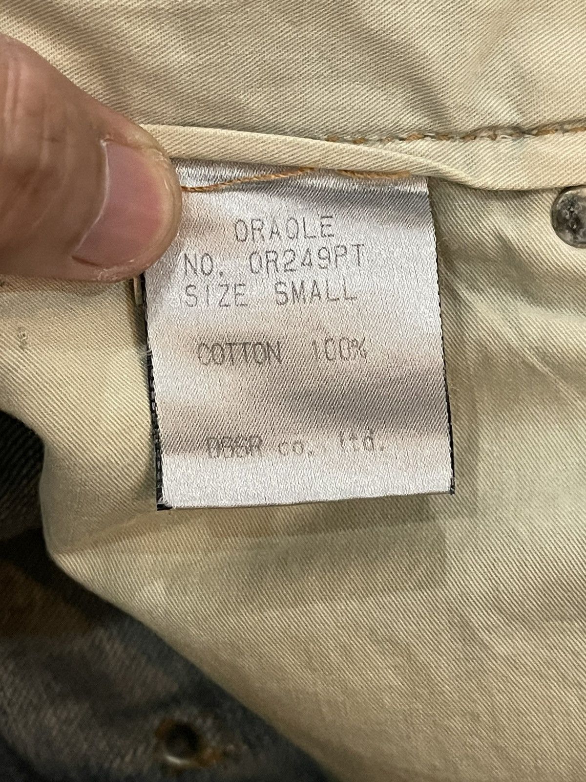 Japanese Brand Vintage Oraqle Selvedge Distressed Jeans Size US 29 - 9 Thumbnail