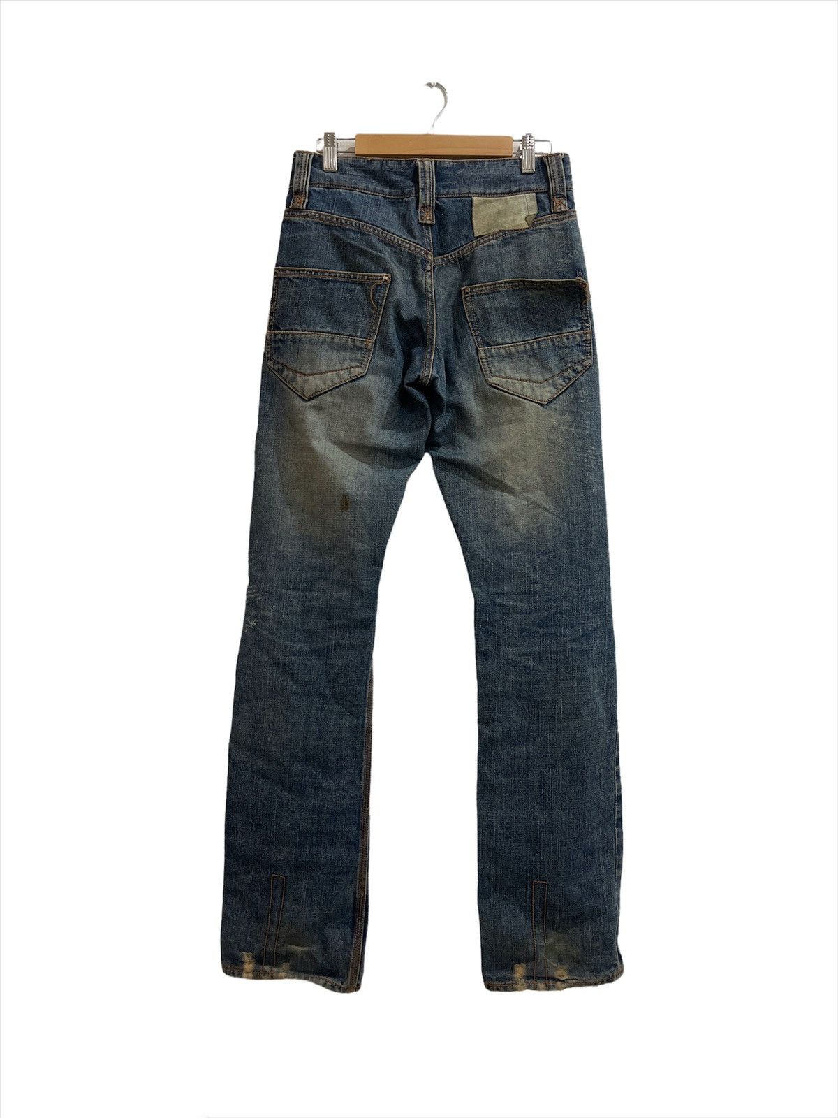 Japanese Brand Vintage Oraqle Selvedge Distressed Jeans Size US 29 - 2 Thumbnail