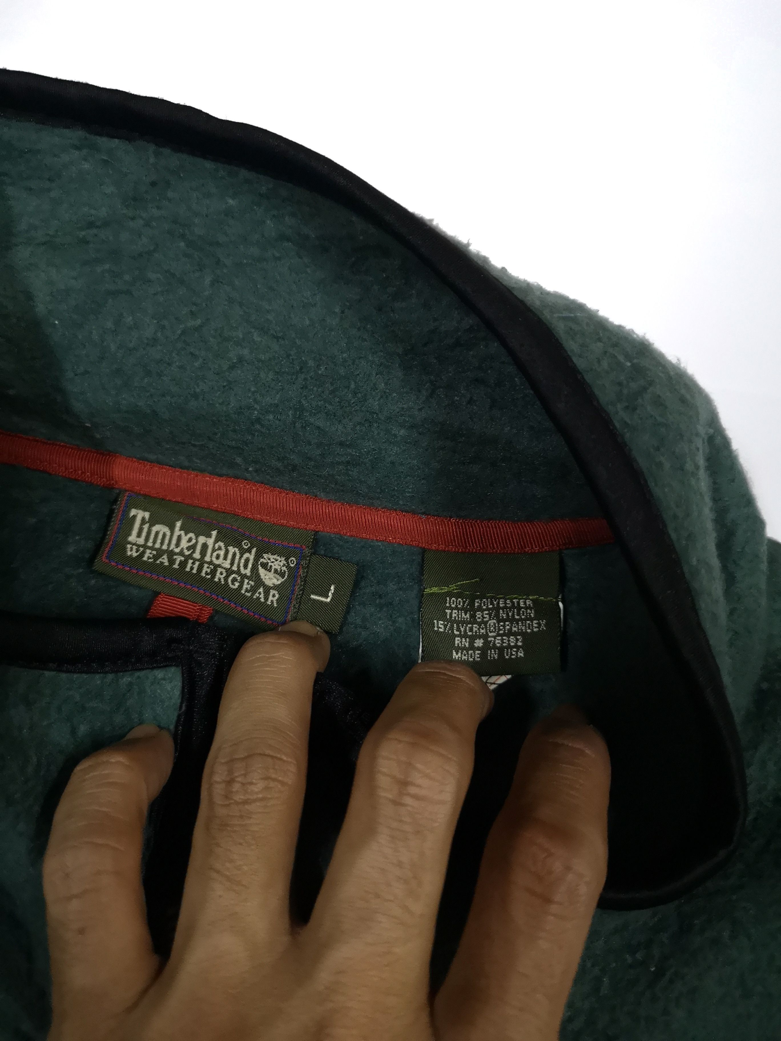 Timberland Vintage Timberland Fleece Full Zip Made In usa Size US L / EU 52-54 / 3 - 6 Thumbnail