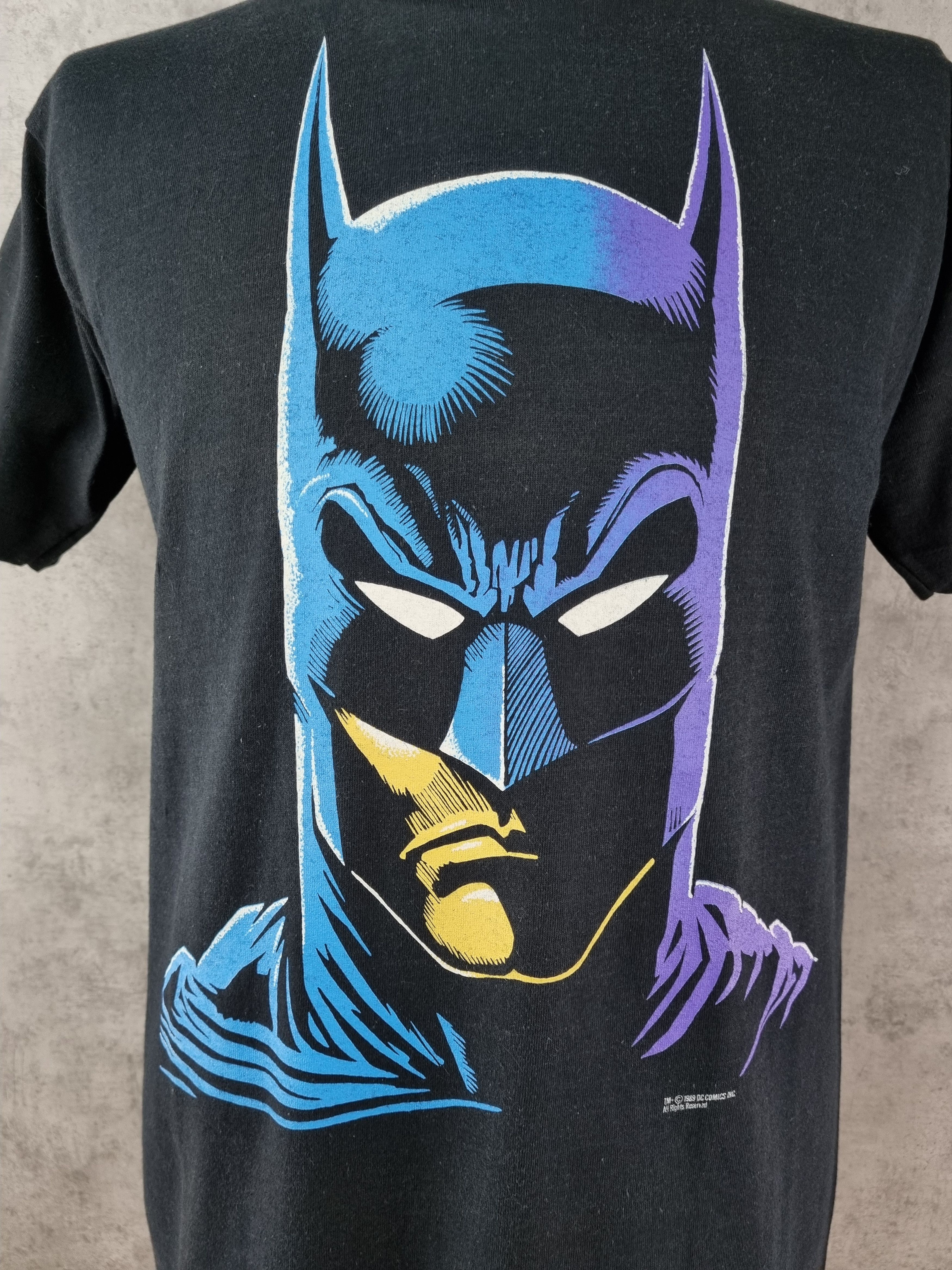 DC Comics × Vintage 80s Batman Deadstock Vintage Tee shirt Size US L / EU 52-54 / 3 - 2 Thumbnail