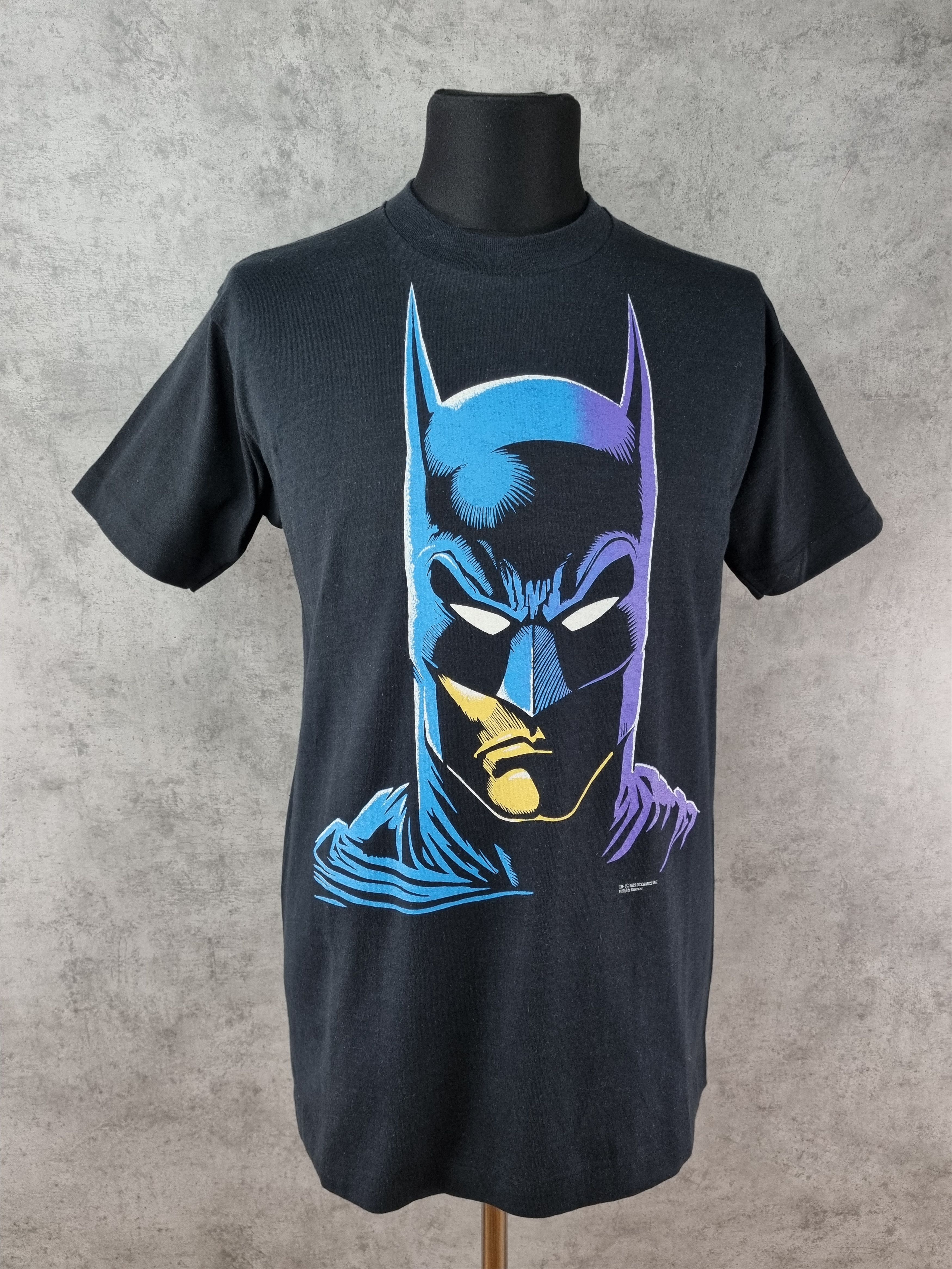 DC Comics × Vintage 80s Batman Deadstock Vintage Tee shirt Size US L / EU 52-54 / 3 - 5 Thumbnail