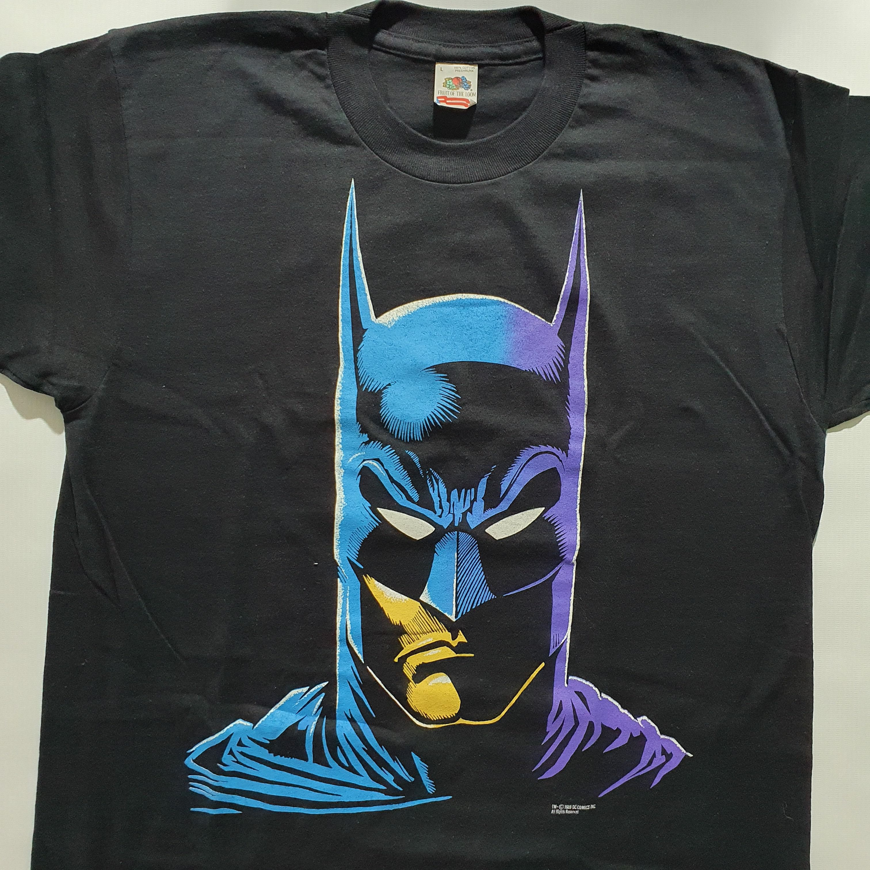 DC Comics × Vintage 80s Batman Deadstock Vintage Tee shirt Size US L / EU 52-54 / 3 - 6 Thumbnail