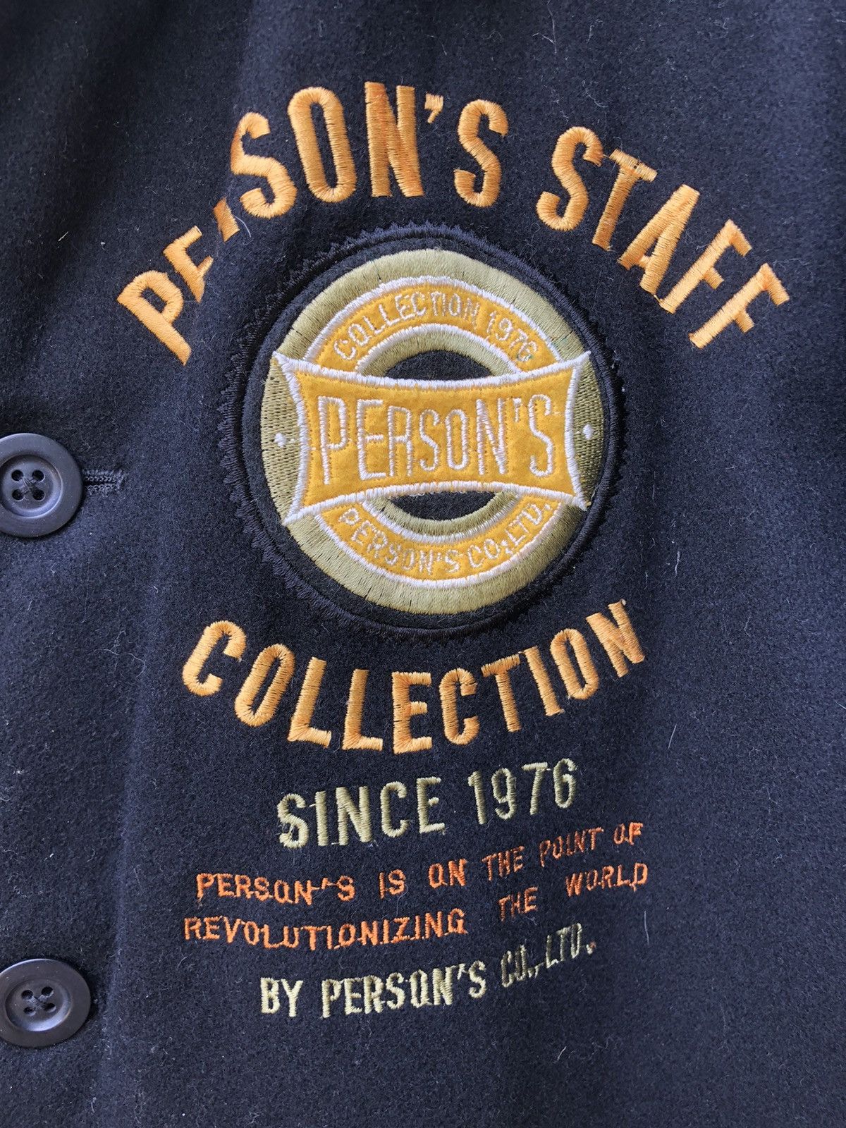 Japanese Brand Person's Wool collection embroidered logo Size US L / EU 52-54 / 3 - 3 Thumbnail