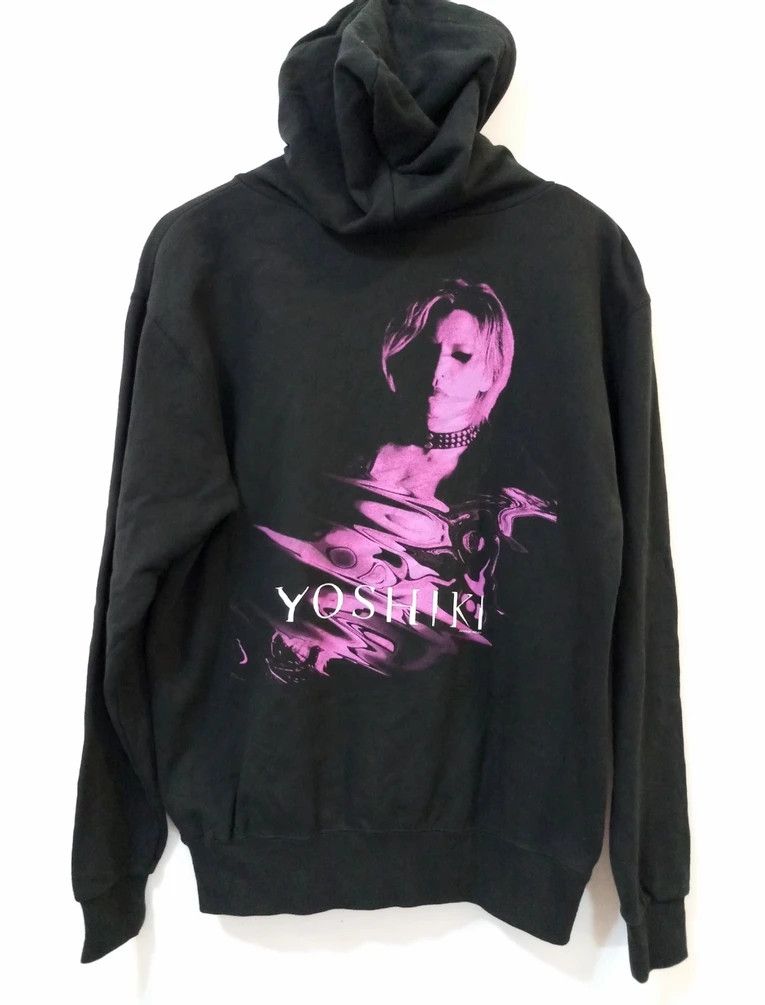 Pre-owned Band Tees X Vintage X Japan 2008-2009 Zip-up Band Hoodie In Black