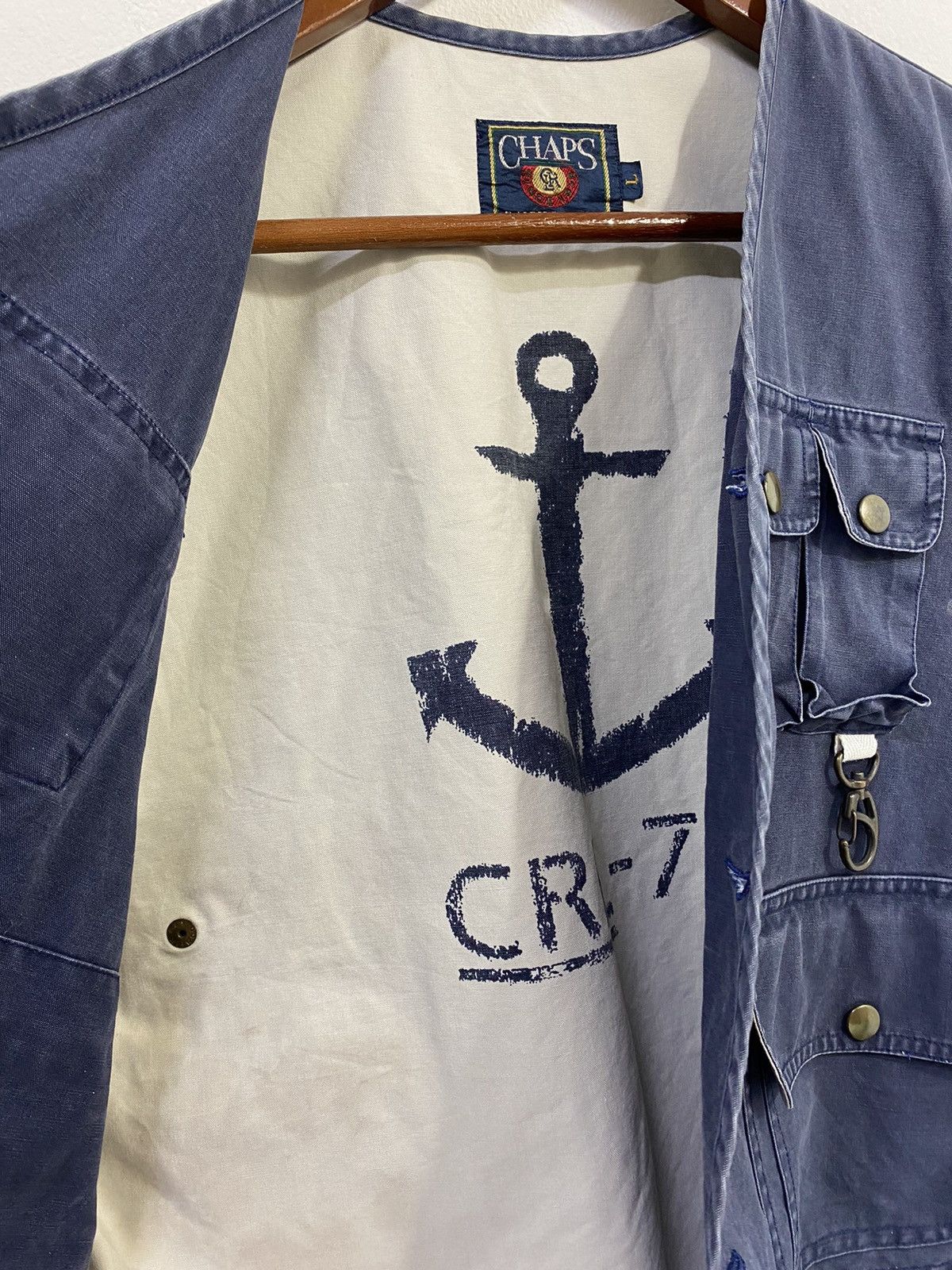Polo Ralph Lauren Vintage Chaps Ralph Lauren Vest Multi Pocket Design Size US L / EU 52-54 / 3 - 7 Thumbnail