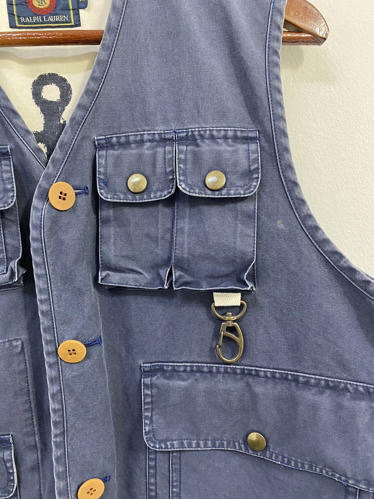 Polo Ralph Lauren Vintage Chaps Ralph Lauren Vest Multi Pocket Design Size US L / EU 52-54 / 3 - 4 Thumbnail