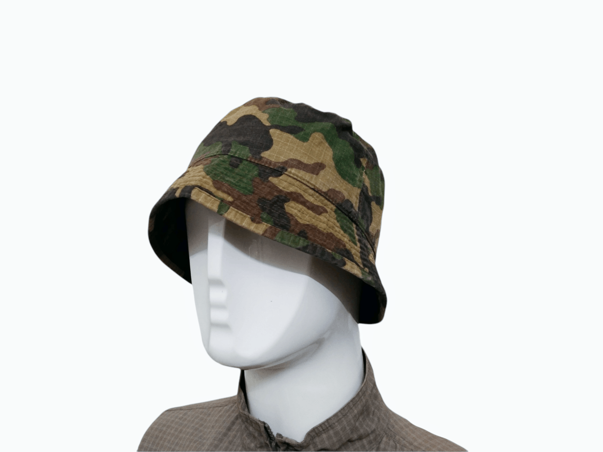 Vintage VINTAGE JAPAN CAMO RIPSTOP BUCKET HAT Size ONE SIZE - 4 Thumbnail