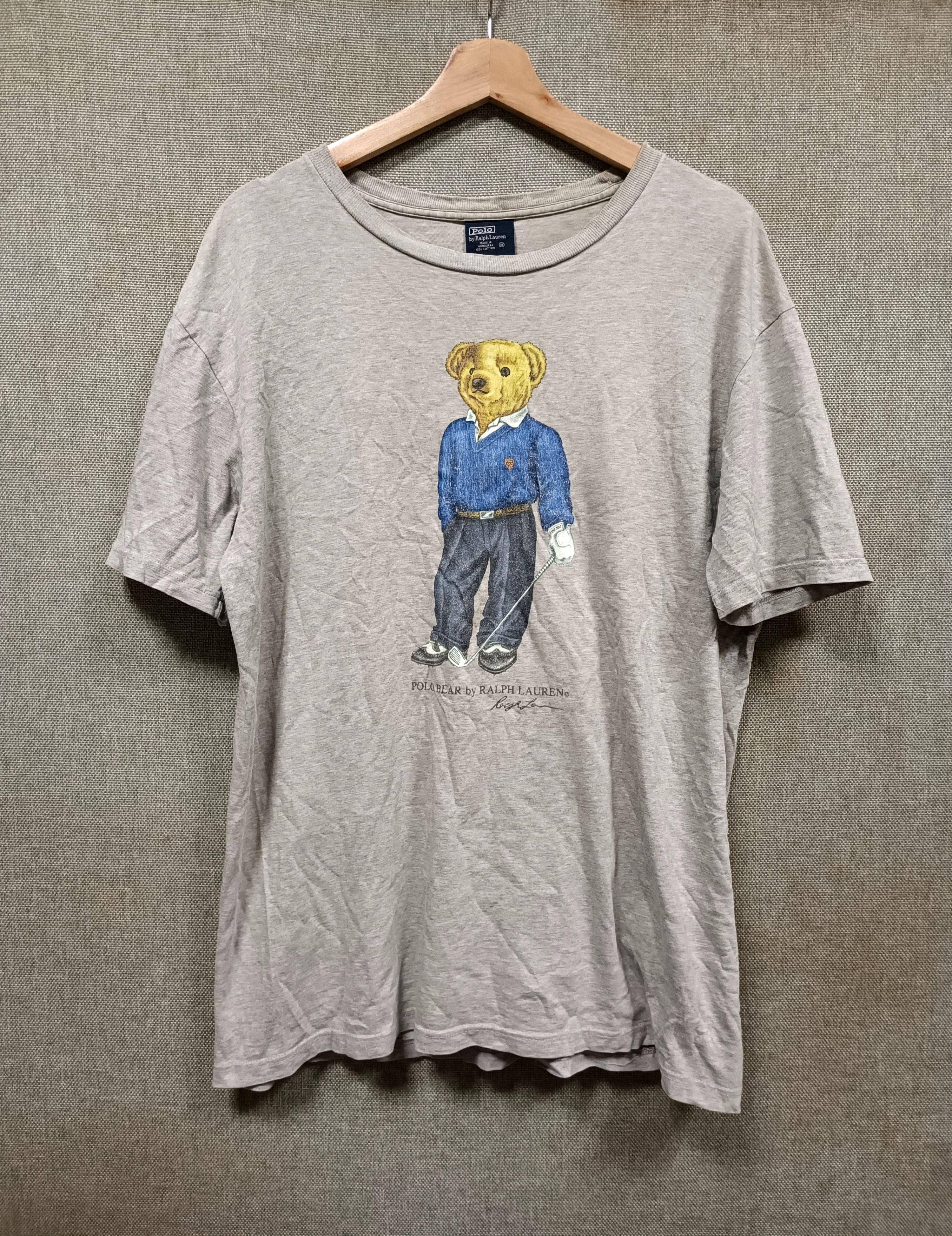 Polo Ralph Lauren vintage t shirt polo bear by ralph lauren Size US L / EU 52-54 / 3 - 1 Thumbnail