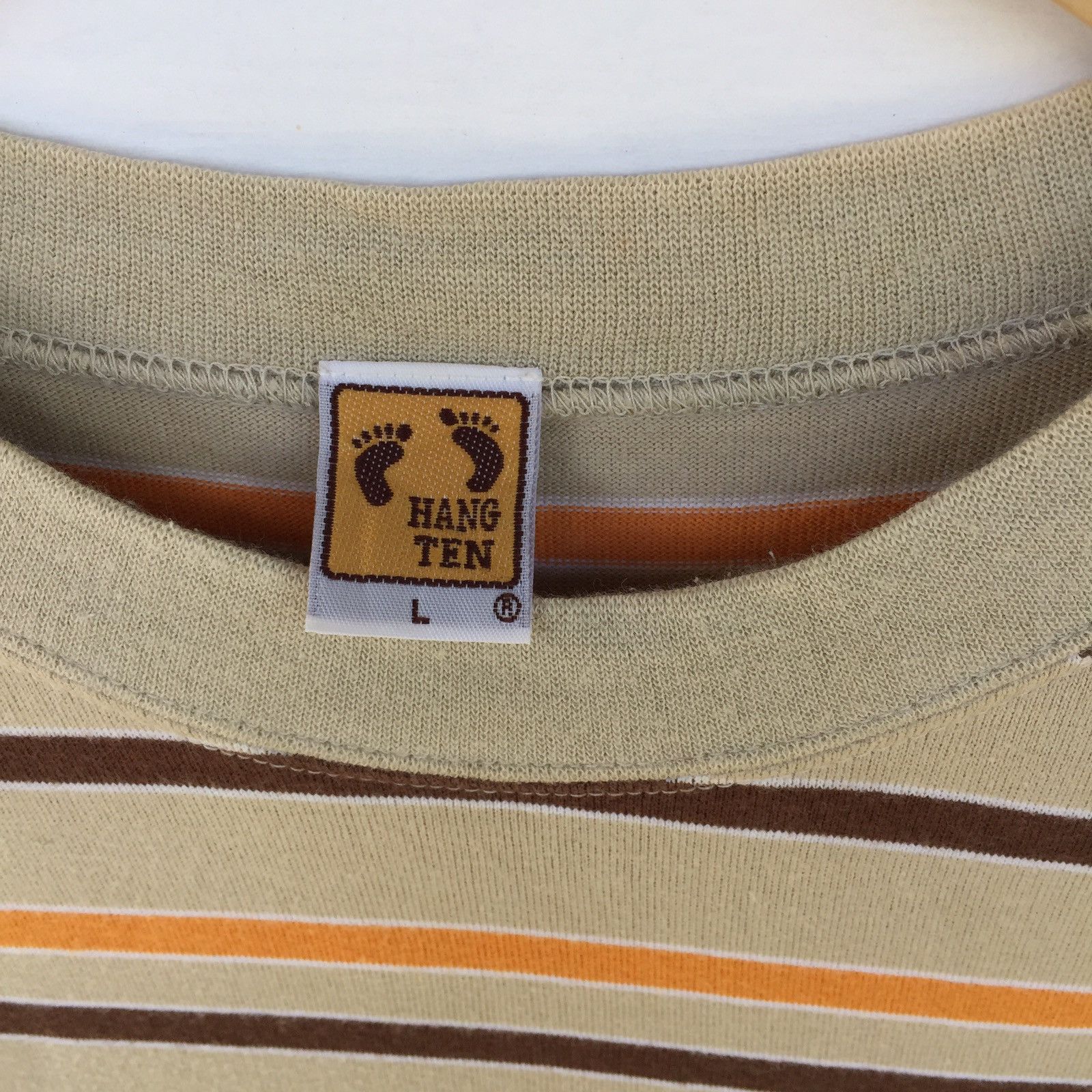Hang Ten Hang Ten Stripes Pockect T Shirt Size US L / EU 52-54 / 3 - 6 Thumbnail