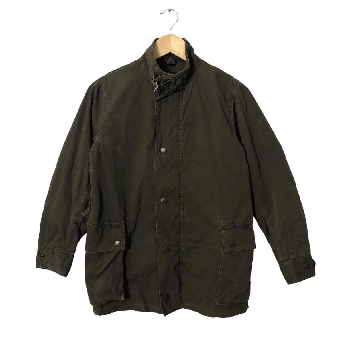 image of Indigo x Omnigod Vintage Omnigod Faded Zipper Ups Jacket in Brown, Men's (Size Medium)