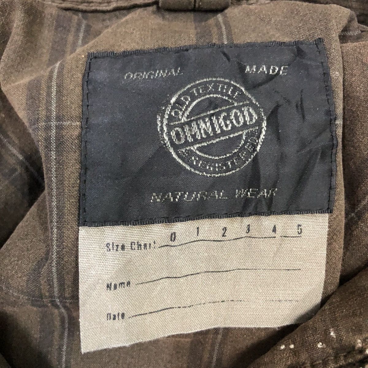 Indigo Vintage Omnigod Faded Zipper Ups Jacket Size US M / EU 48-50 / 2 - 10 Thumbnail